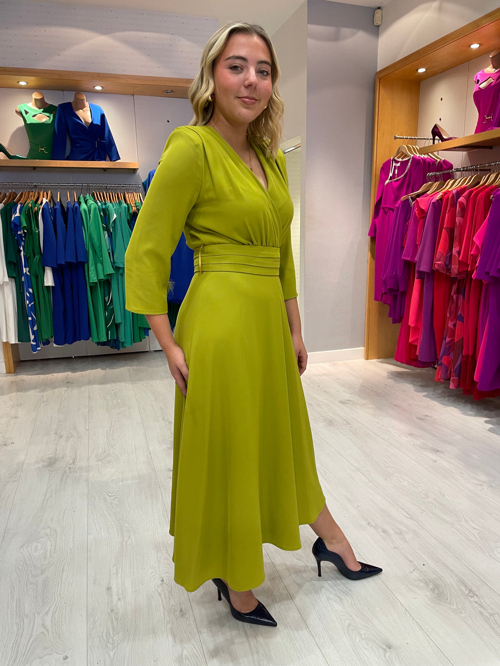 Rolemode Olive Belt Dress
