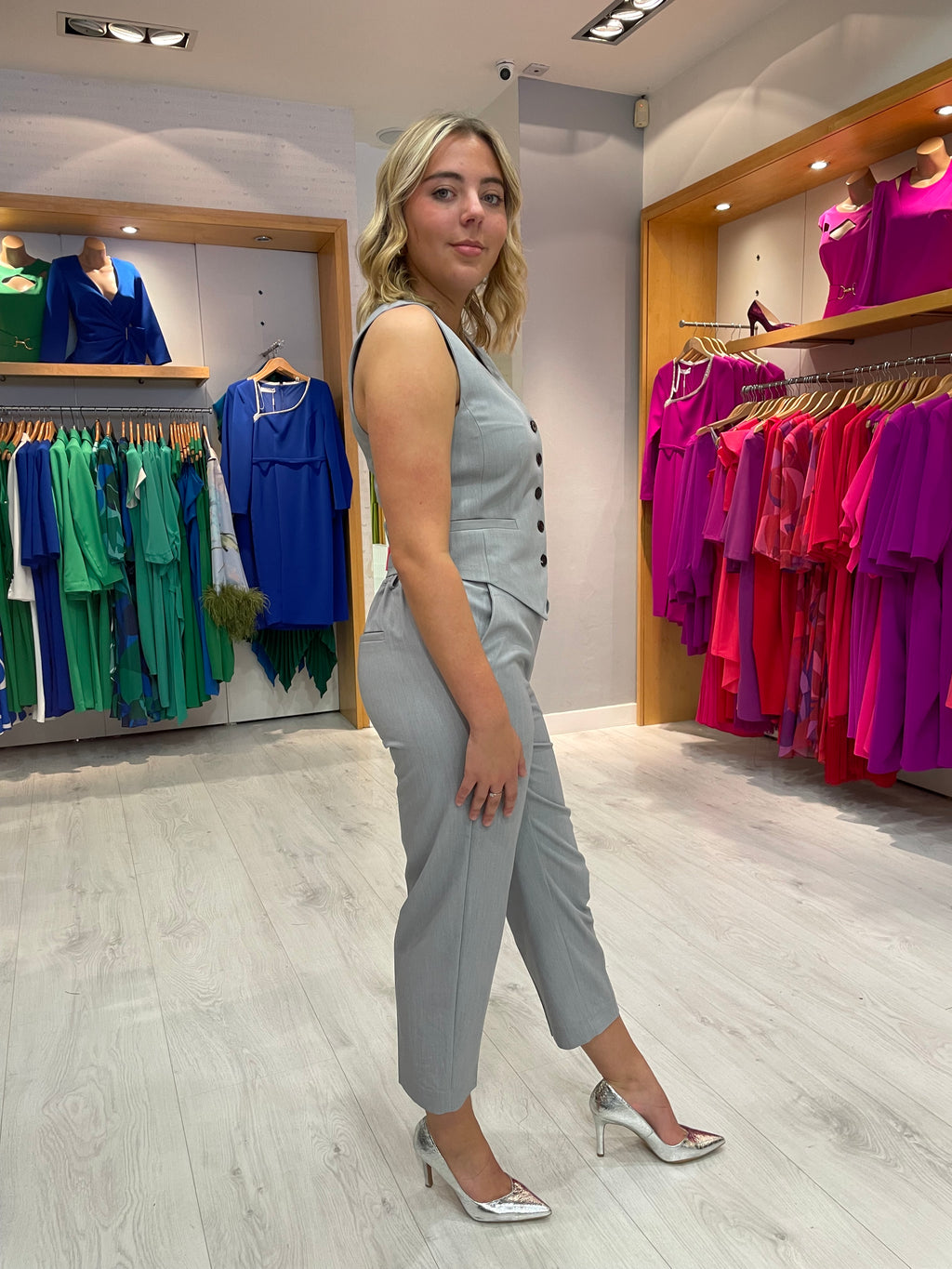 Kaffe Sakura Grey Waistcoat