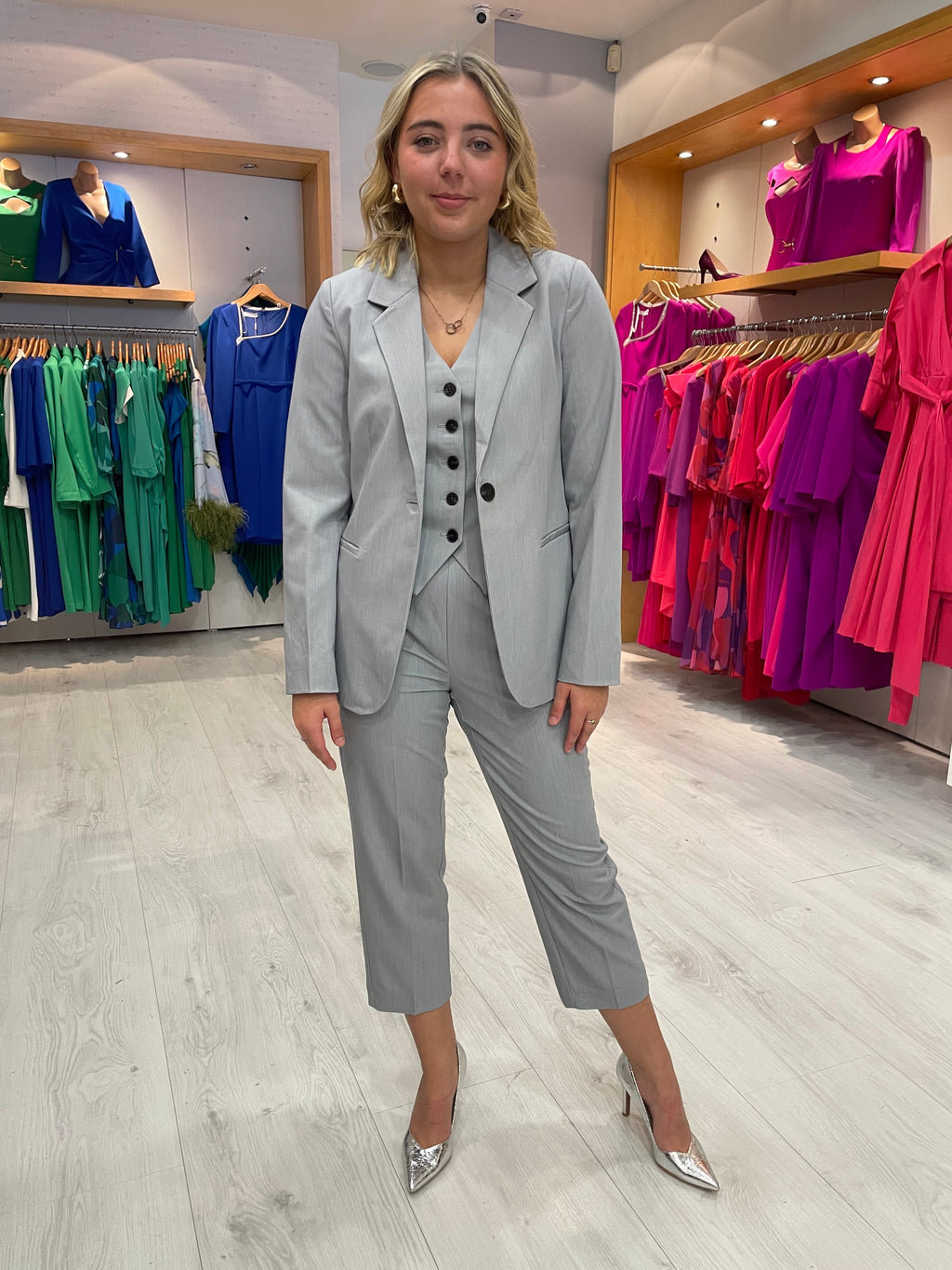 Kaffe Sakura Grey Waistcoat