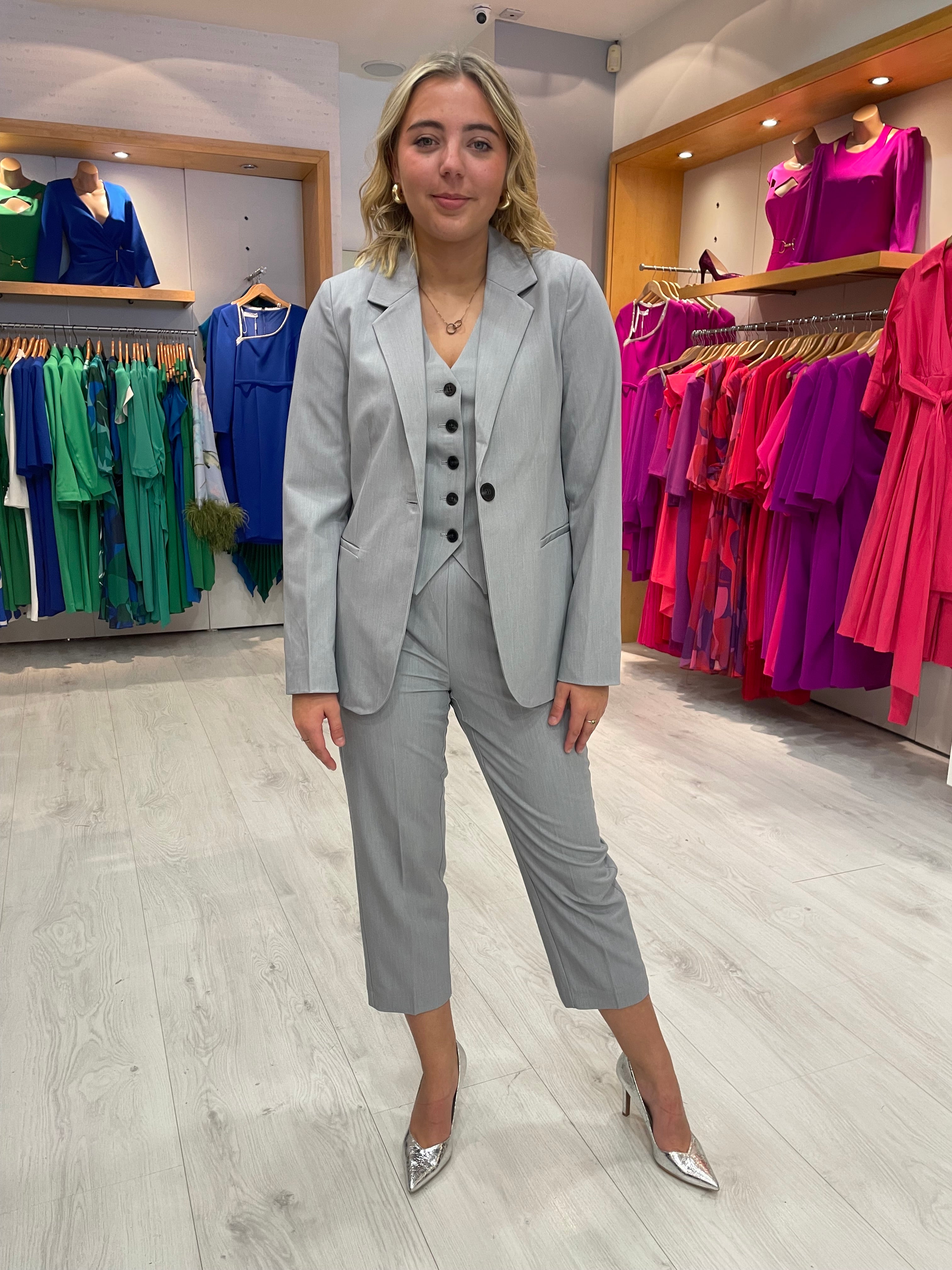 Kaffe Sakura Grey Waistcoat