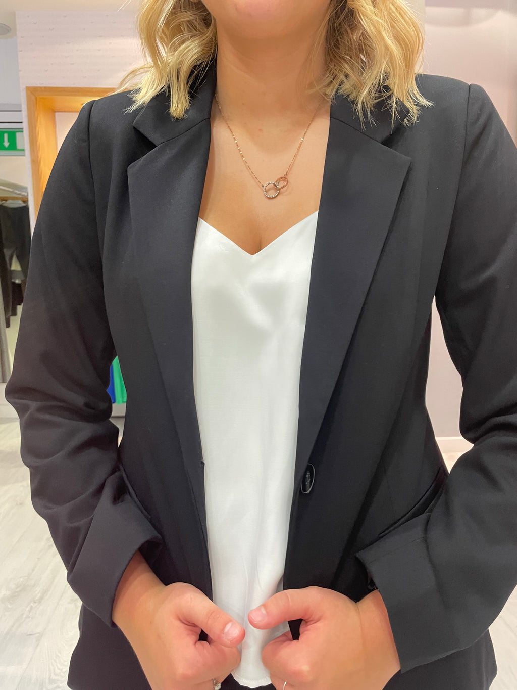 Kaffe Sakura Black Blazer