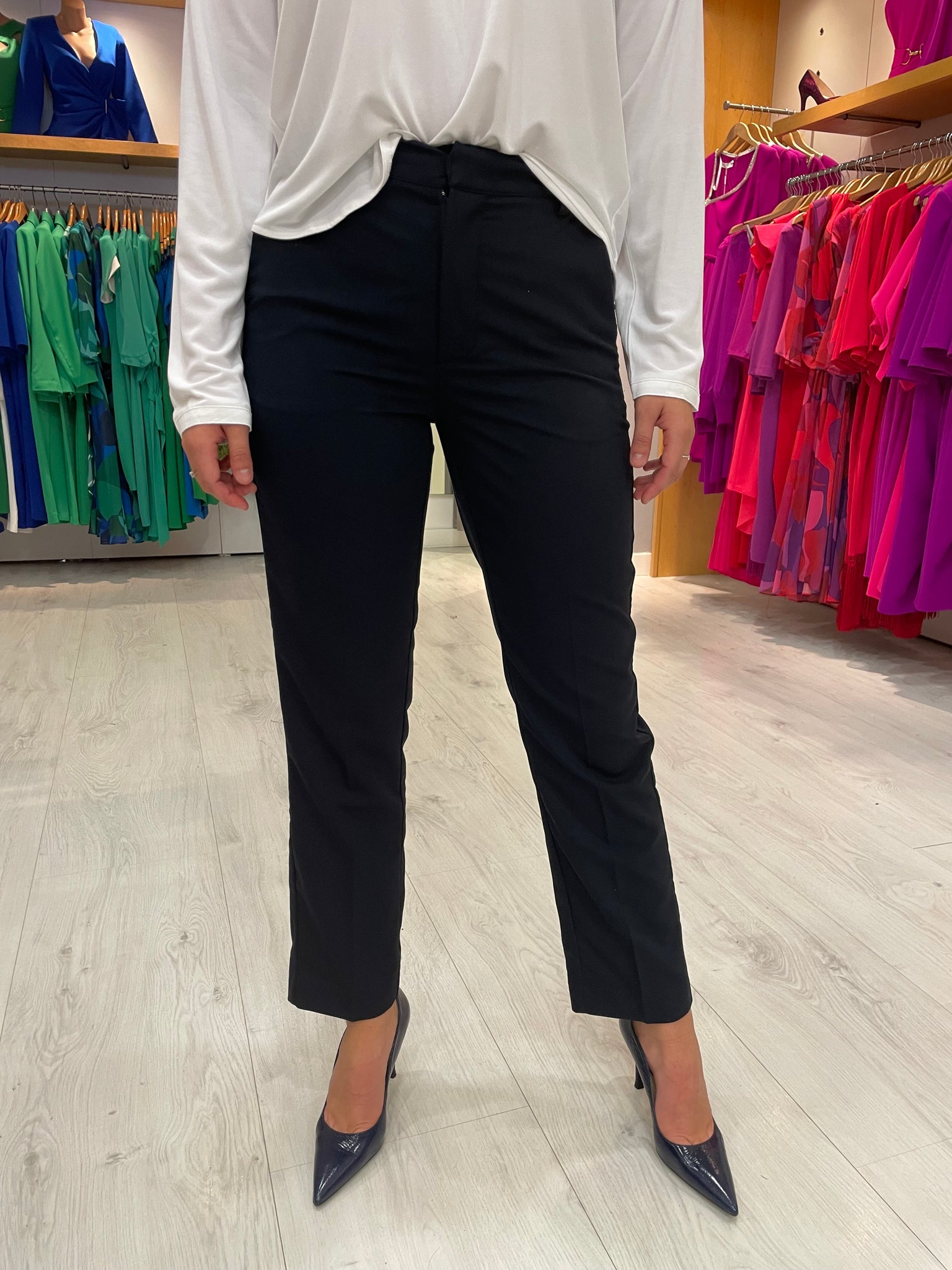 Kaffe Navy Tailored Trousers