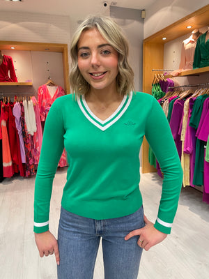 HV Polo Green Rhea Sweater