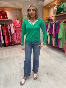 HV Polo Green Rhea Sweater