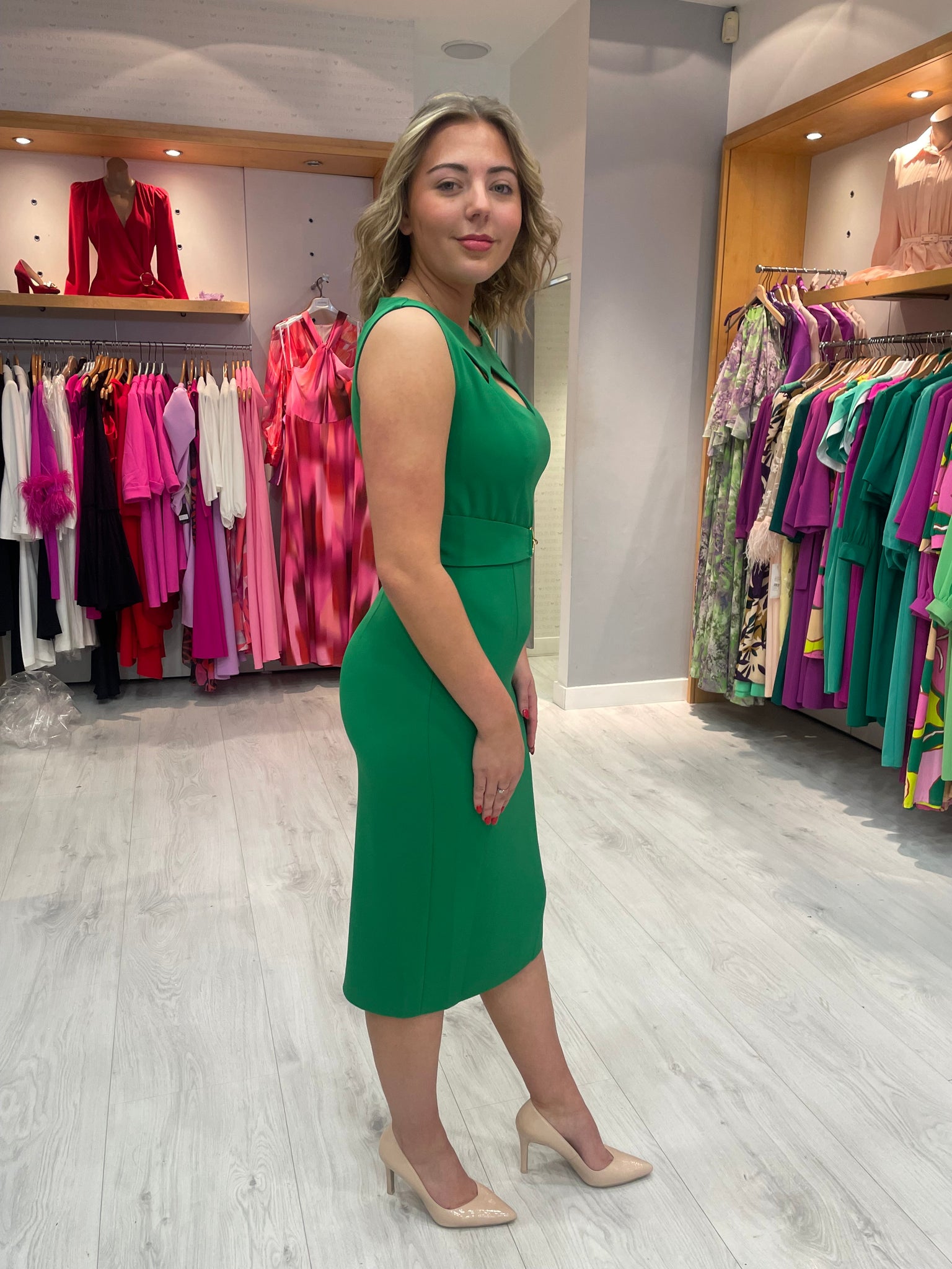 Olimara Green Dress
