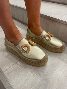 Viguera Gold Espadrille