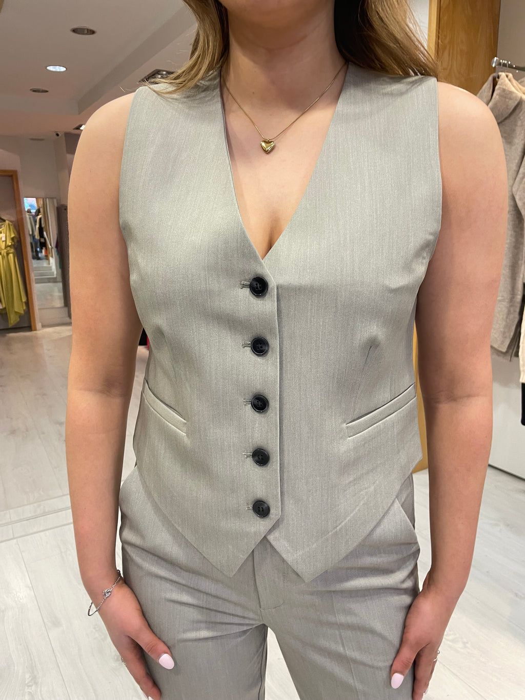 Kaffe Elephant Skin waistcoat