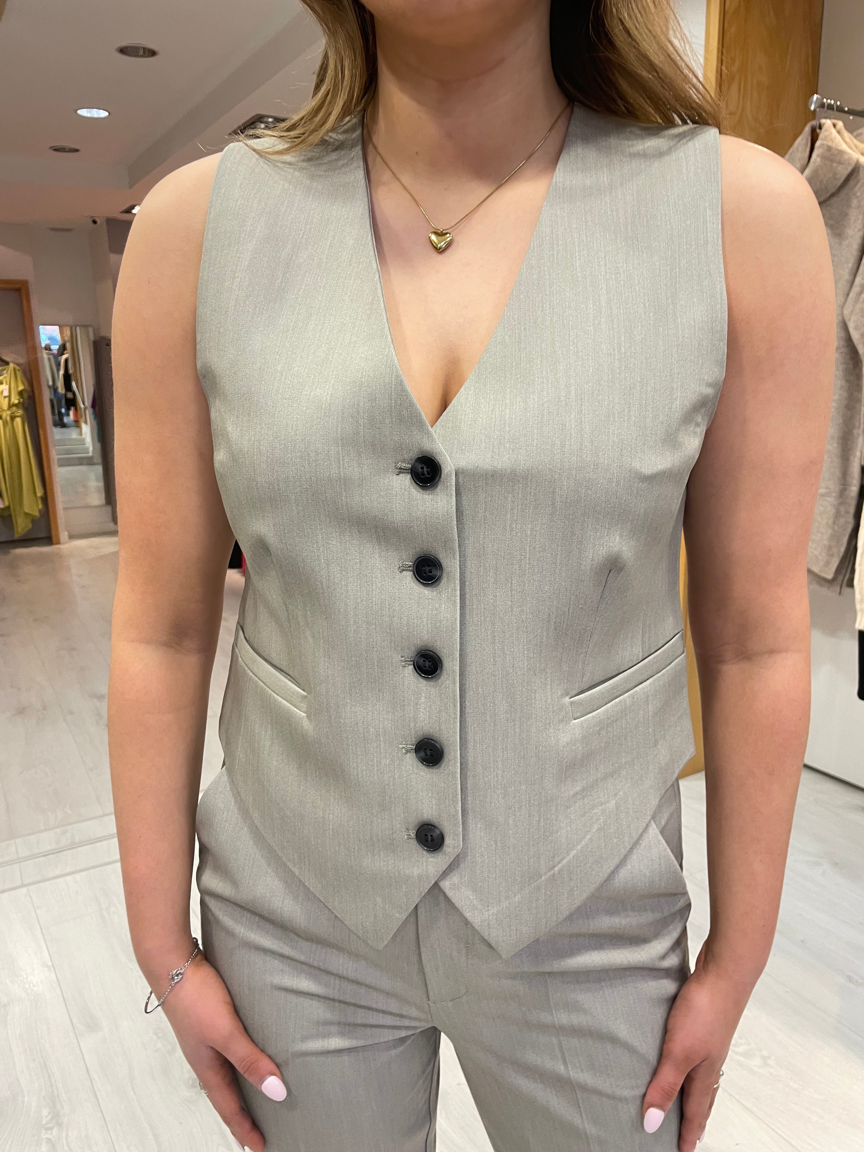 Kaffe Elephant Skin waistcoat