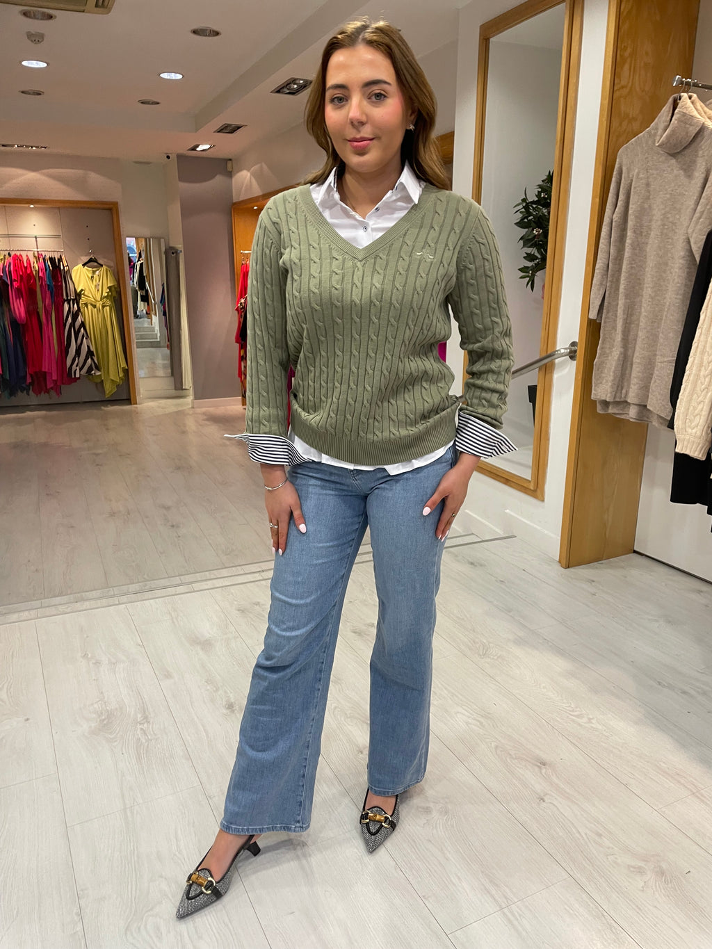Hv Polo Khaki Talia Knit