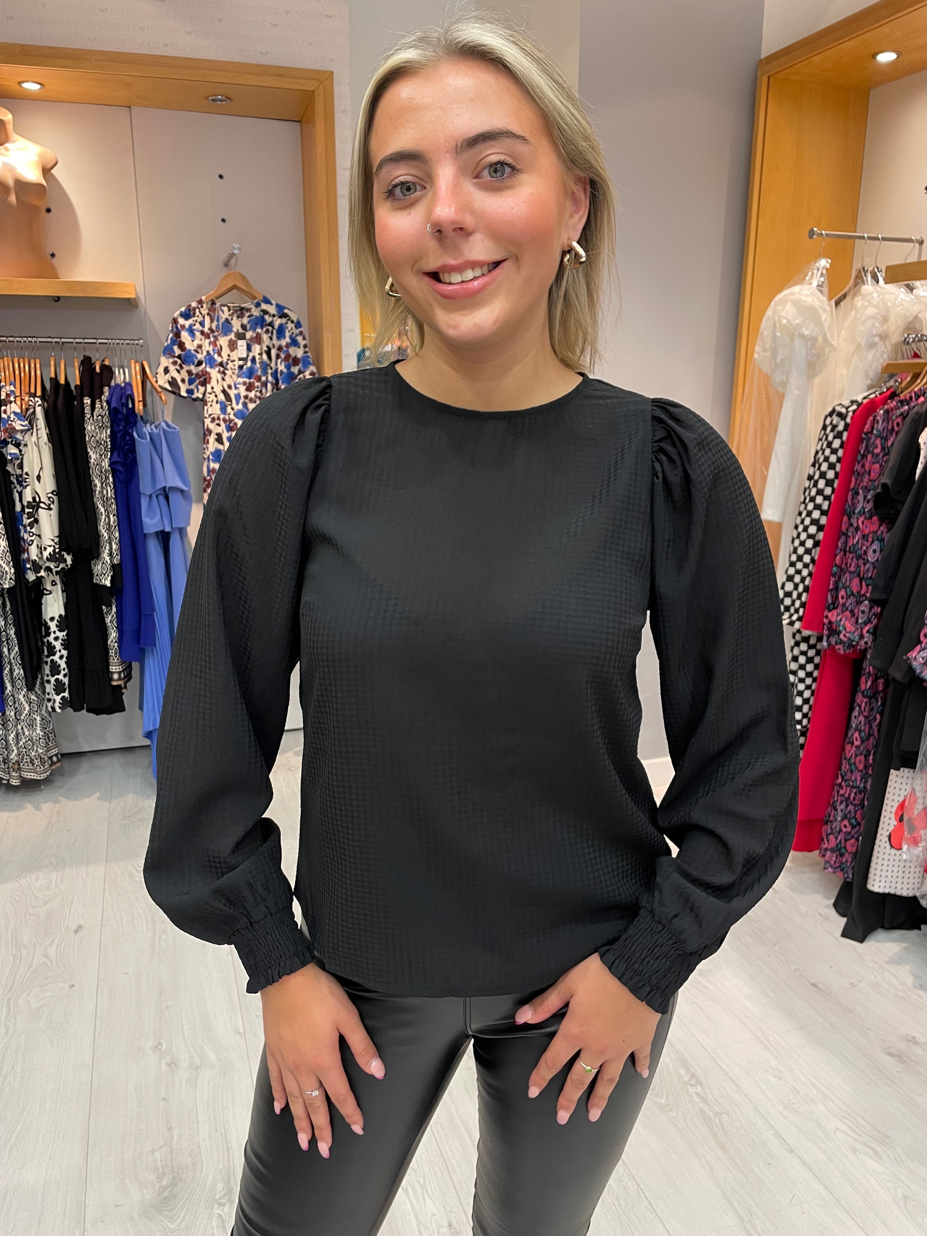 Kaffe Black Dorte Blouse