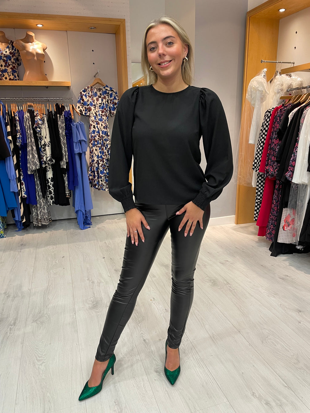 Kaffe Black Dorte Blouse