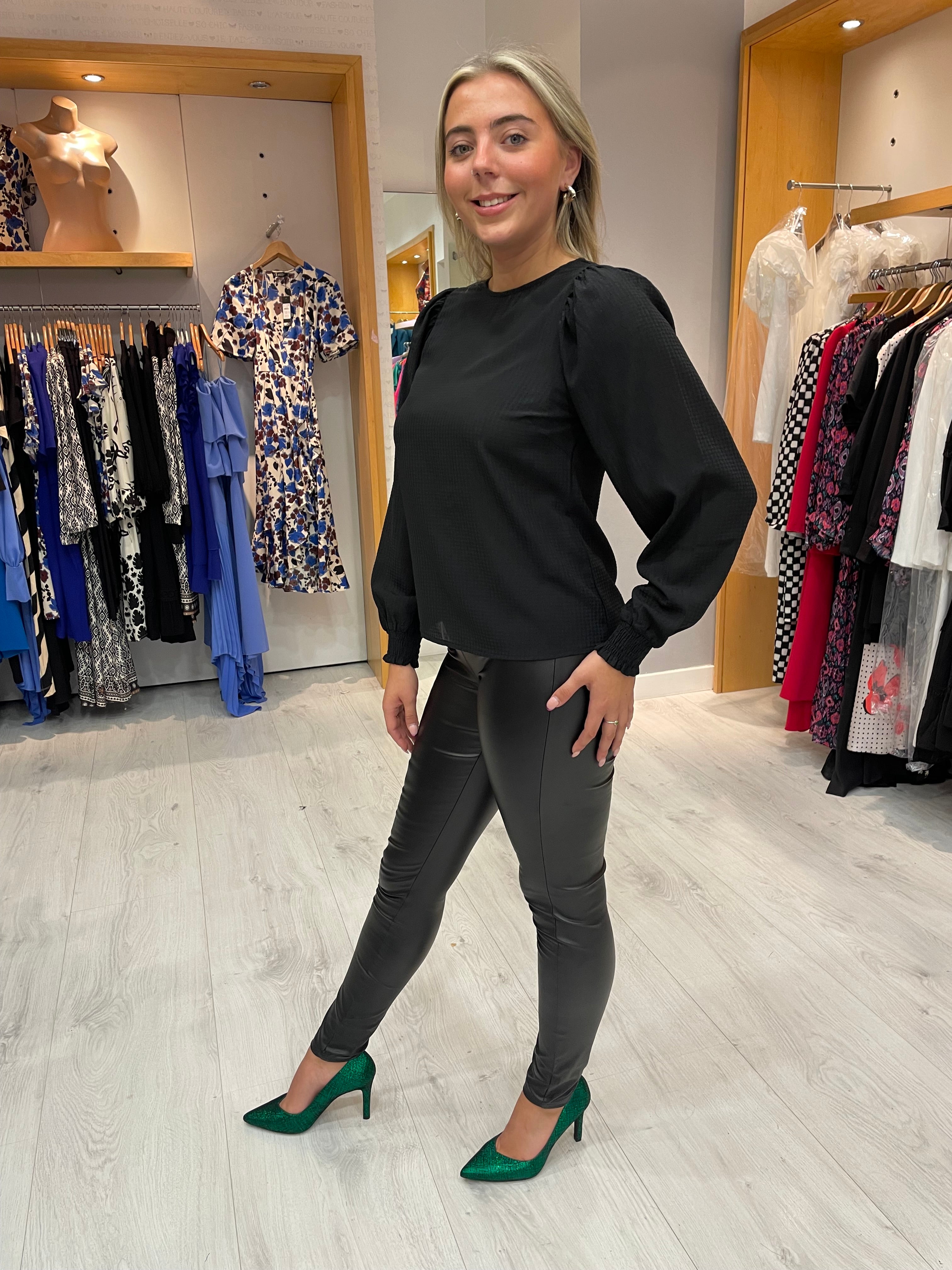 Kaffe Black Dorte Blouse