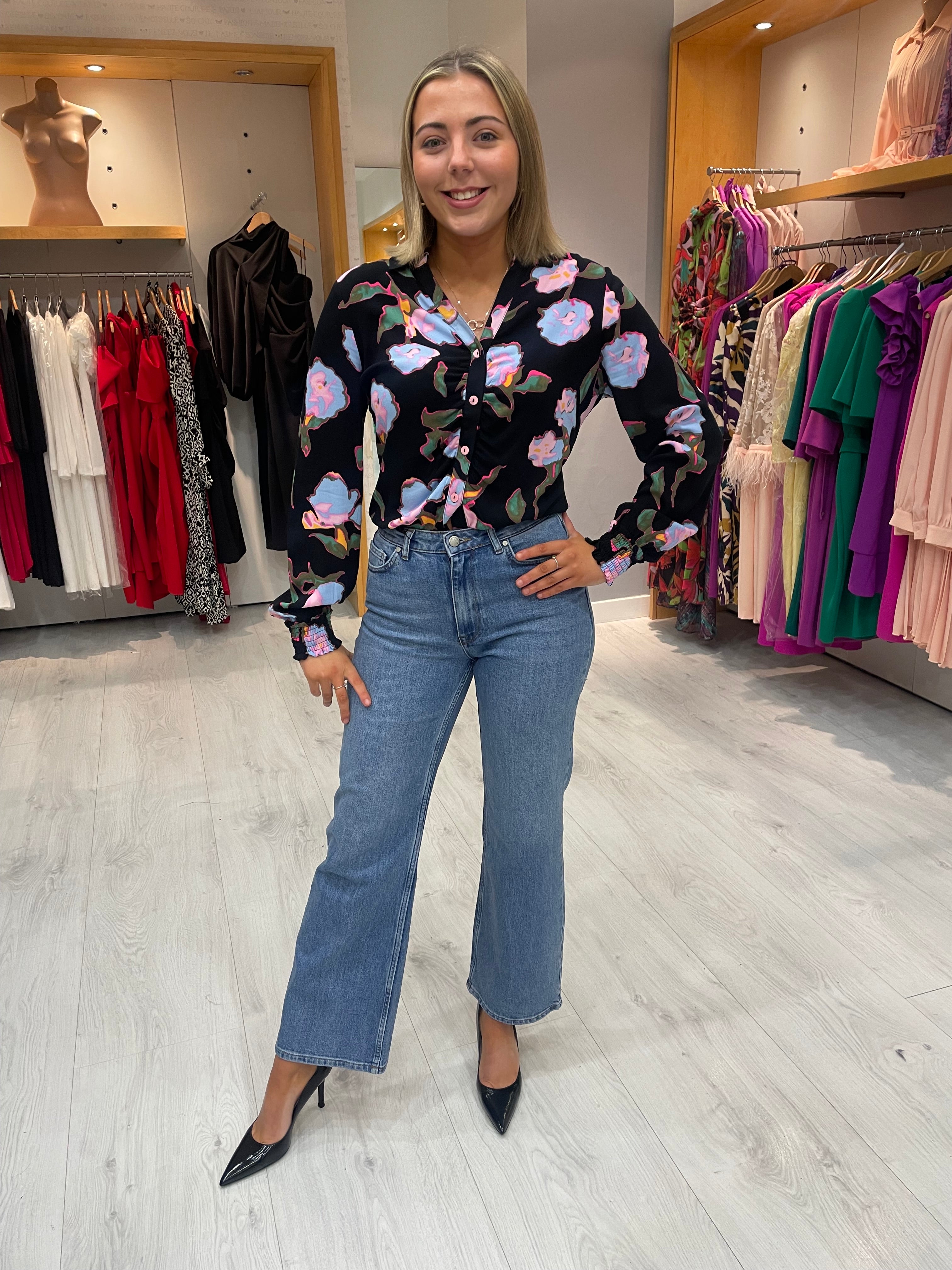 My Essential Blue Wide Leg Jeans