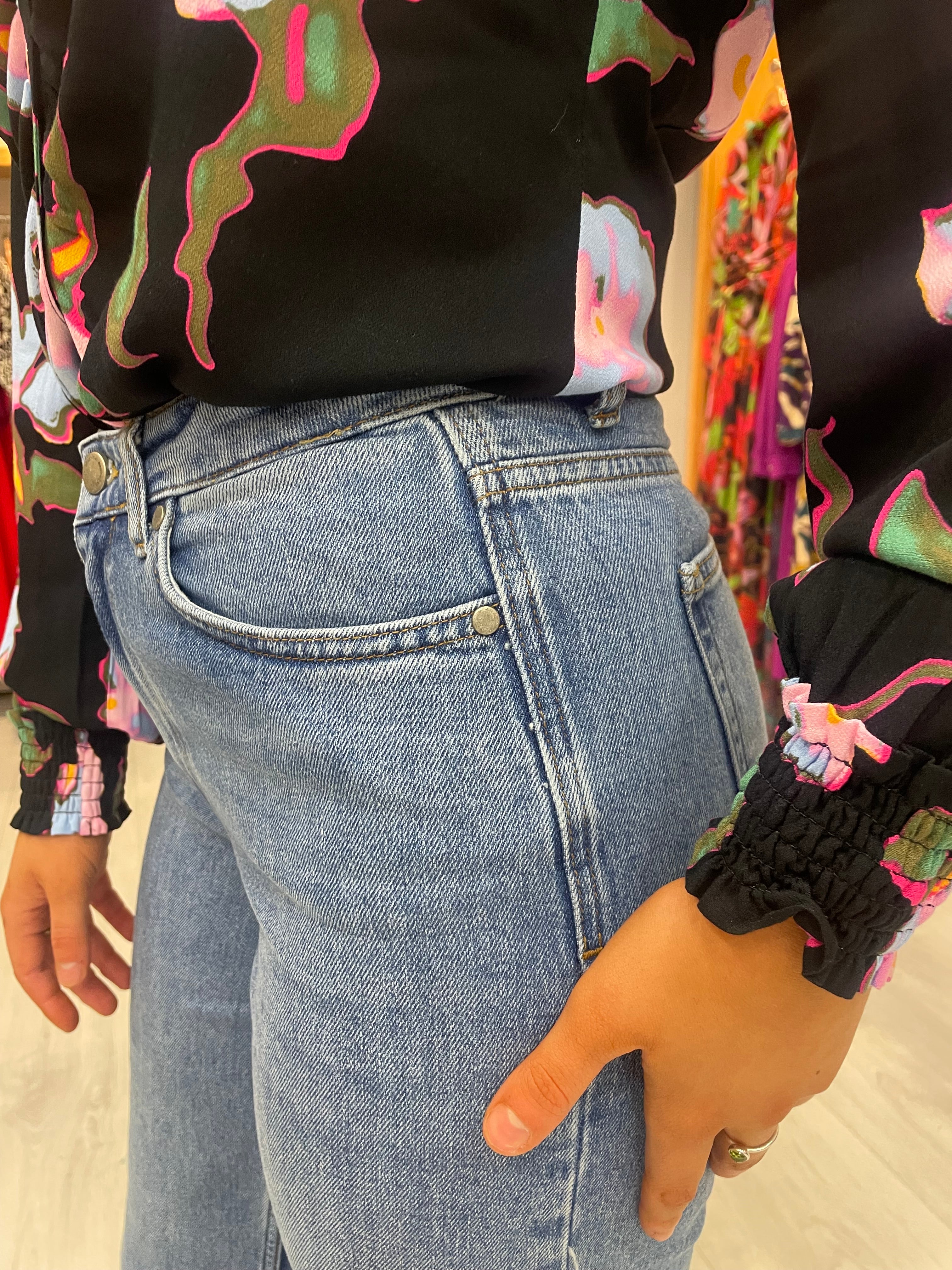 My Essential Blue Wide Leg Jeans
