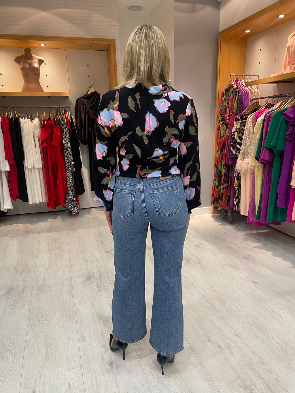 My Essential Blue Wide Leg Jeans