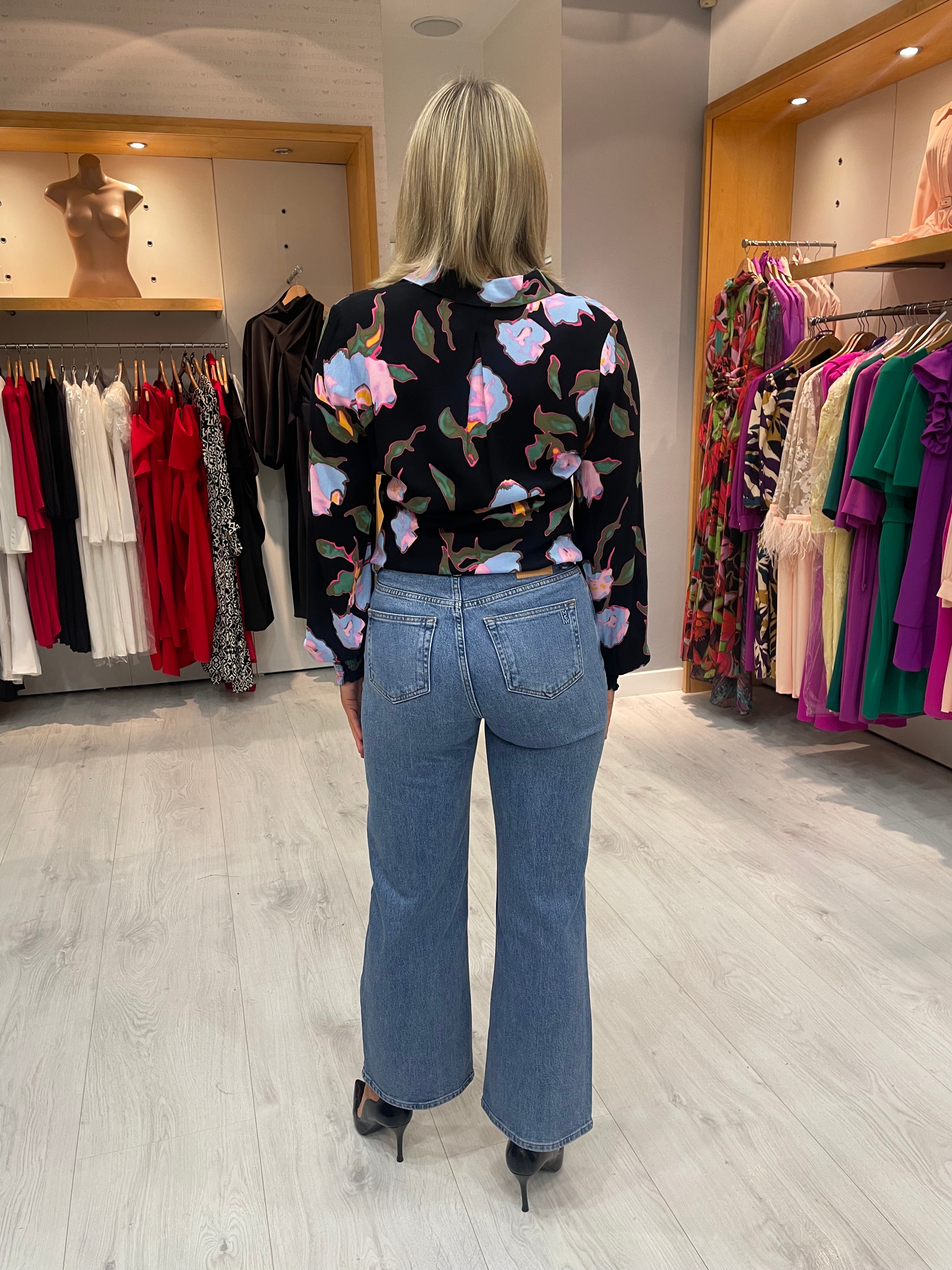 My Essential Blue Wide Leg Jeans