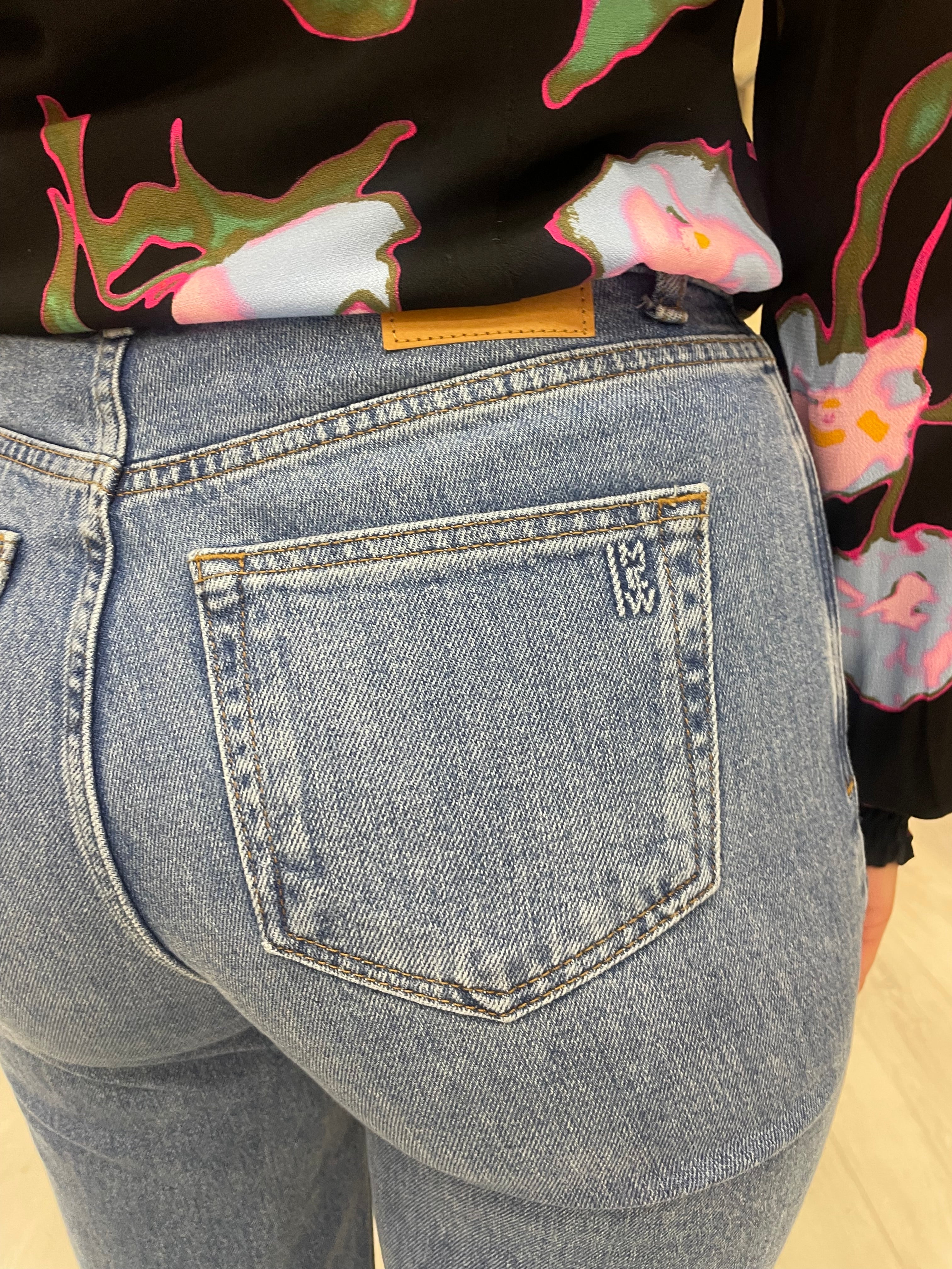 My Essential Blue Wide Leg Jeans