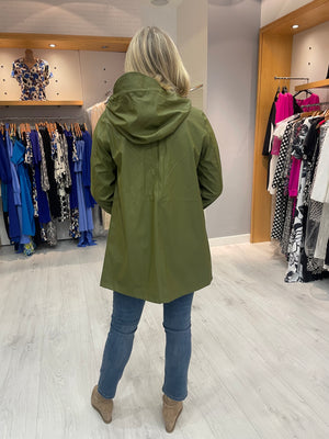 Noisy May Droplets Khaki Raincoat