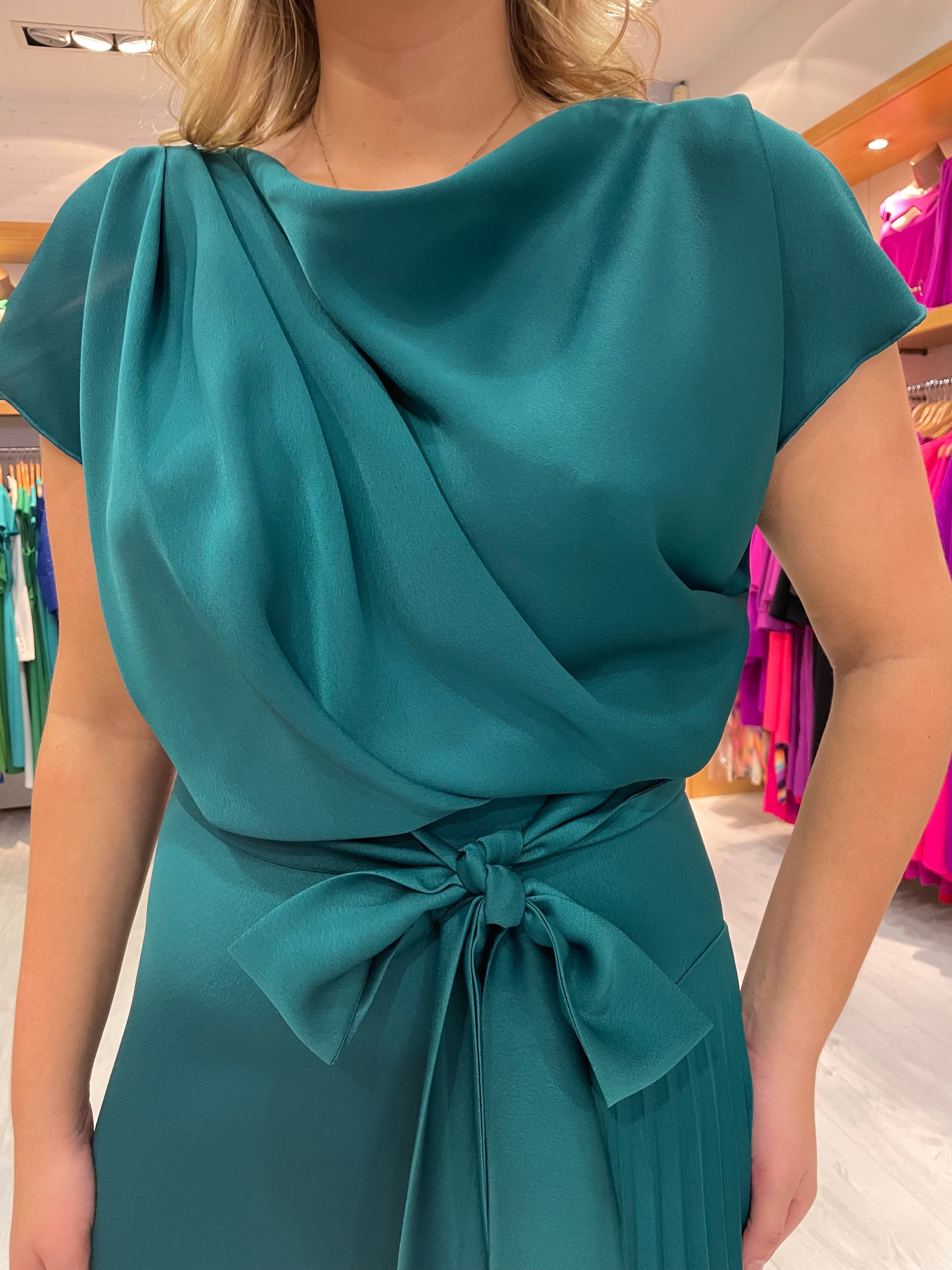 Kevan Jon Teal MIla Dress