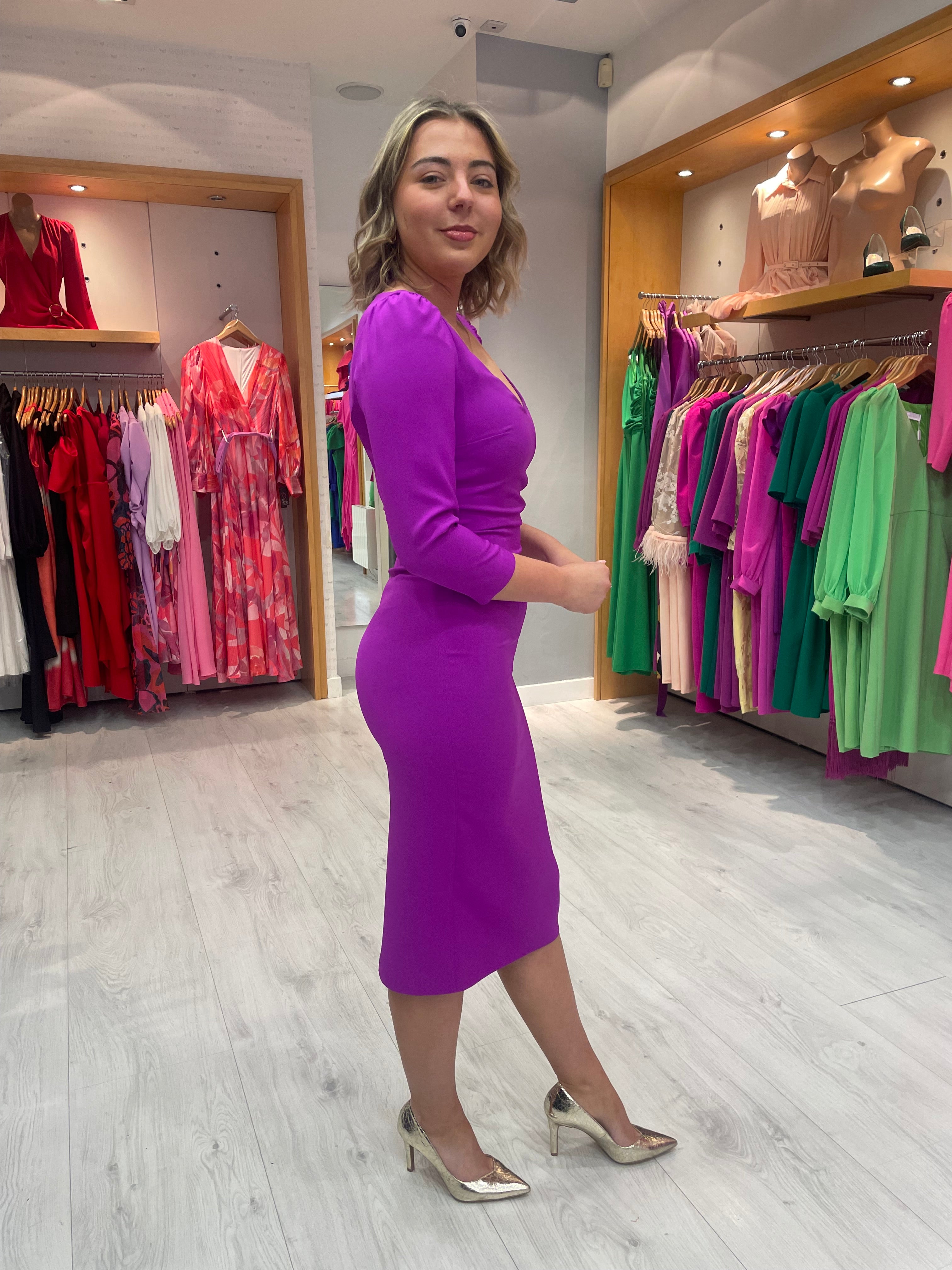 Nissa Purple Dress