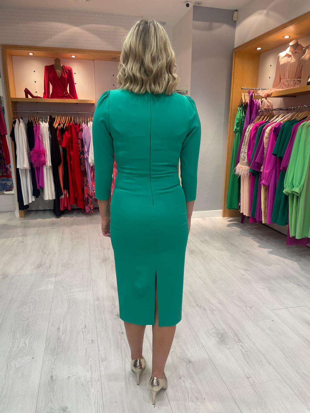 Nissa Green Dress