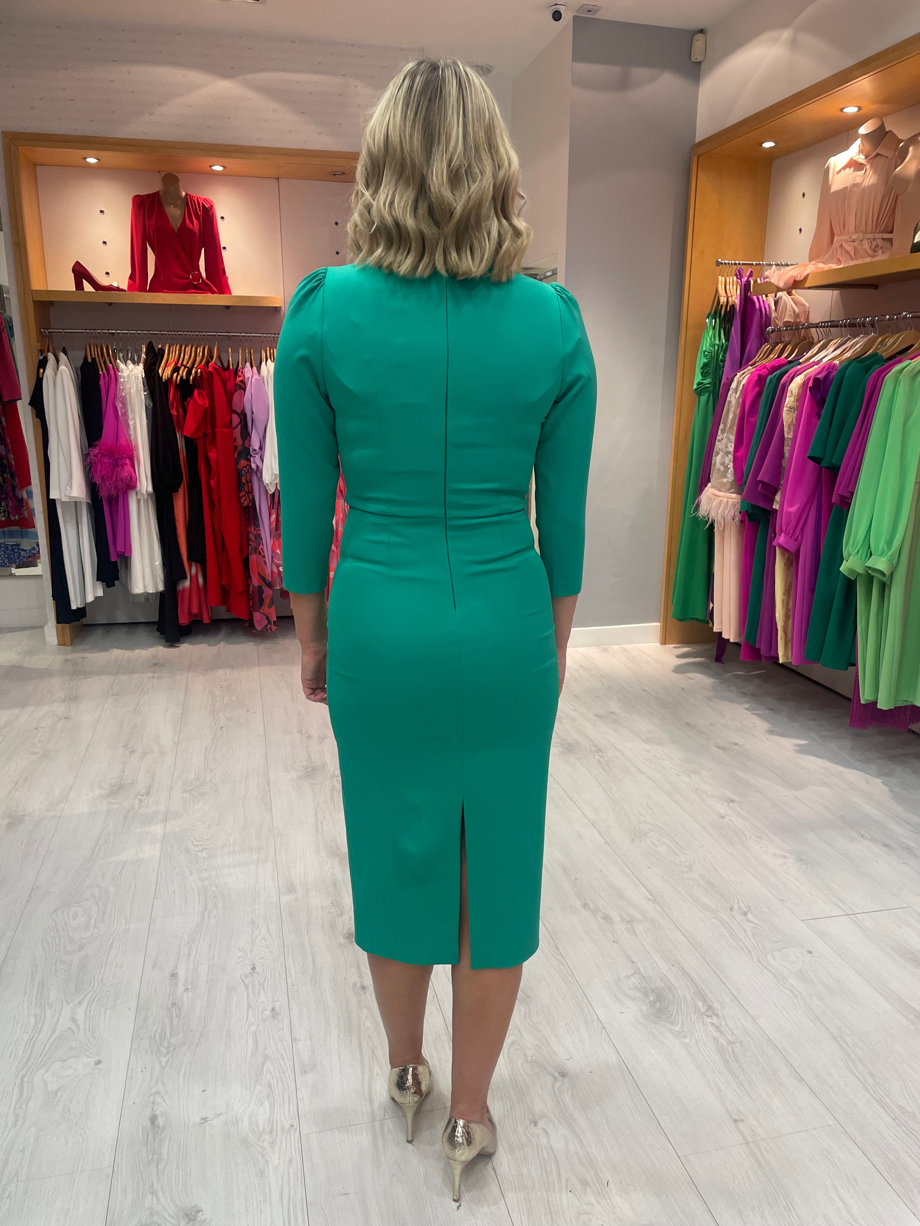 Nissa Green Dress