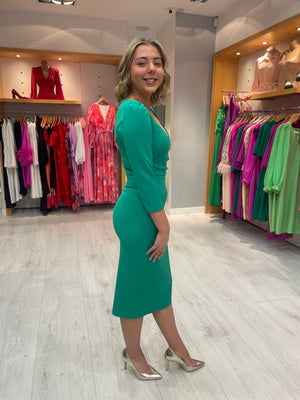 Nissa Green Dress