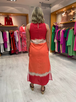 &Me Unique Orange Sand Dress