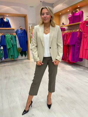 Soaked In Luxury Cream Corinne Blazer