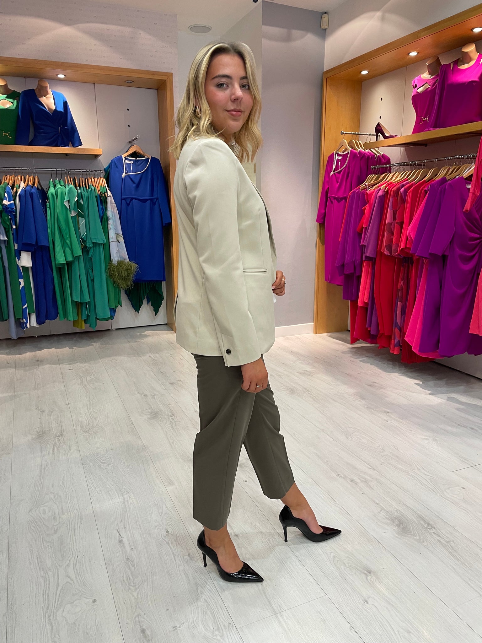 Soaked In Luxury Cream Corinne Blazer