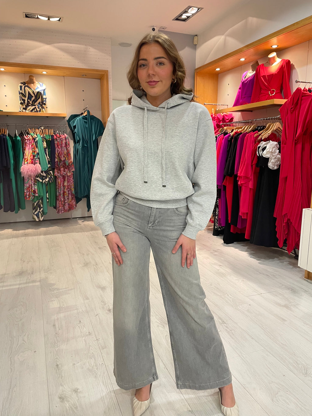 Yaya Grey Hoodie