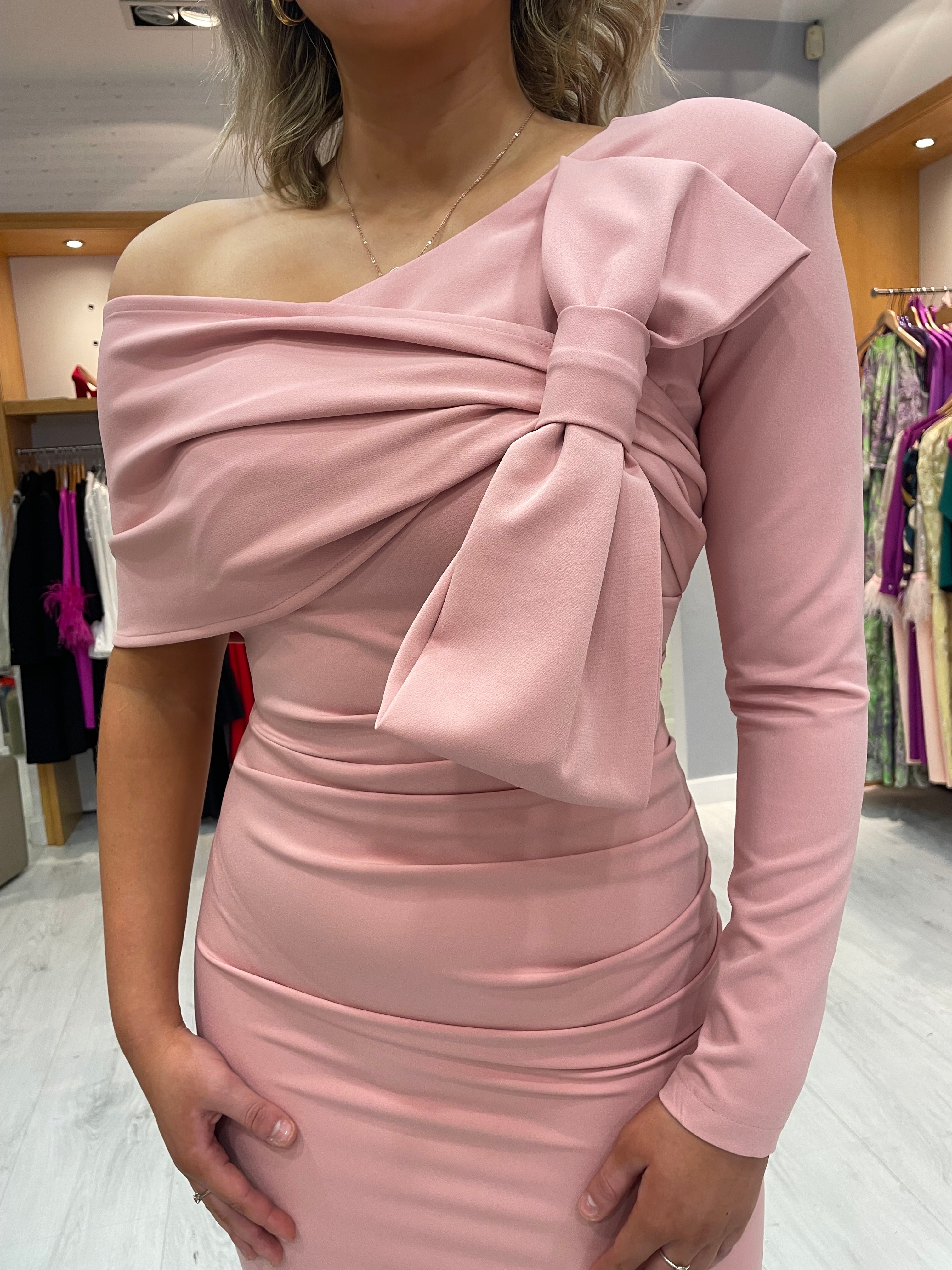 Kevan Jon Blush Carolyn Dress