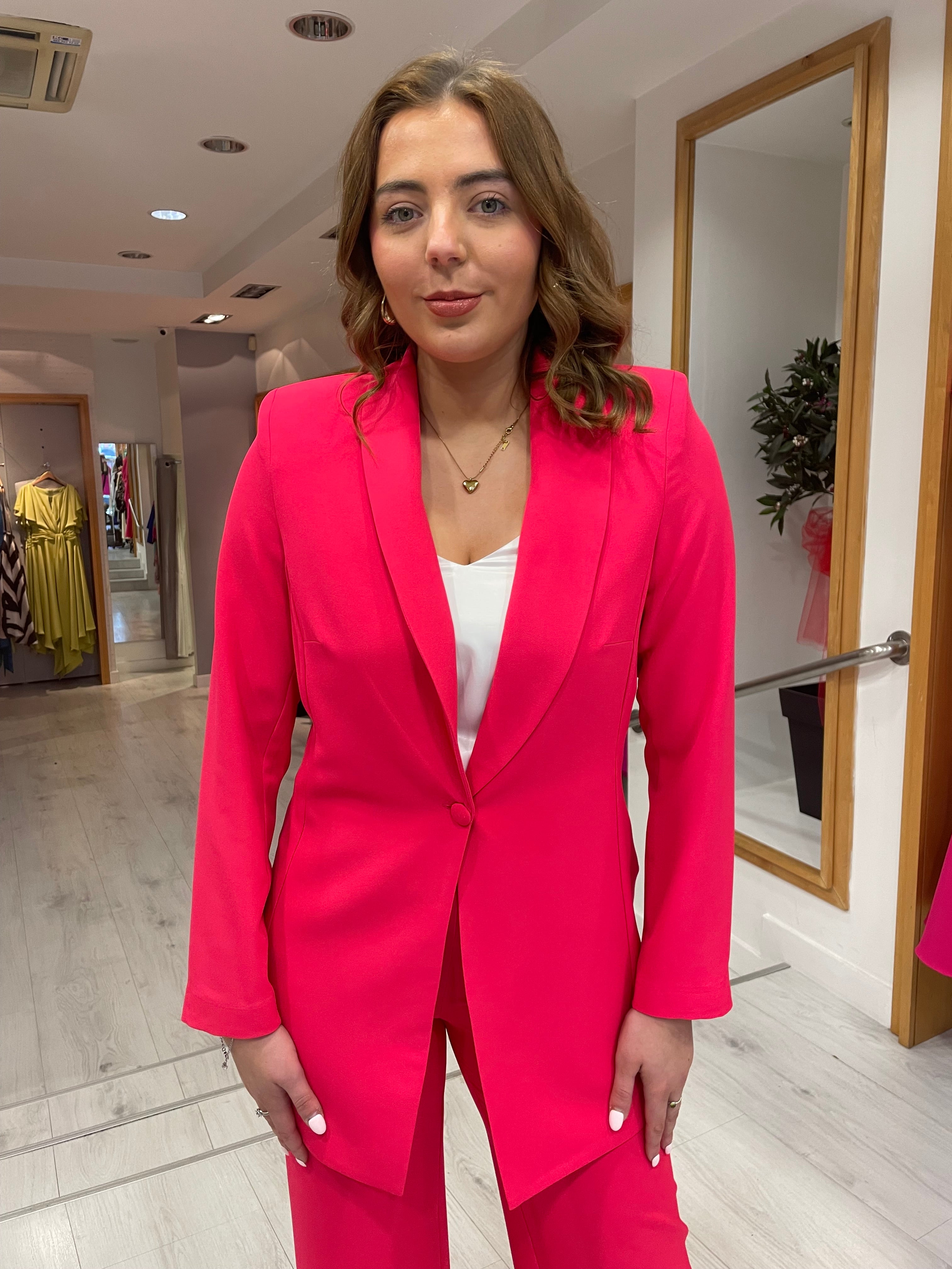 Casting Pink Two-Piece Suit