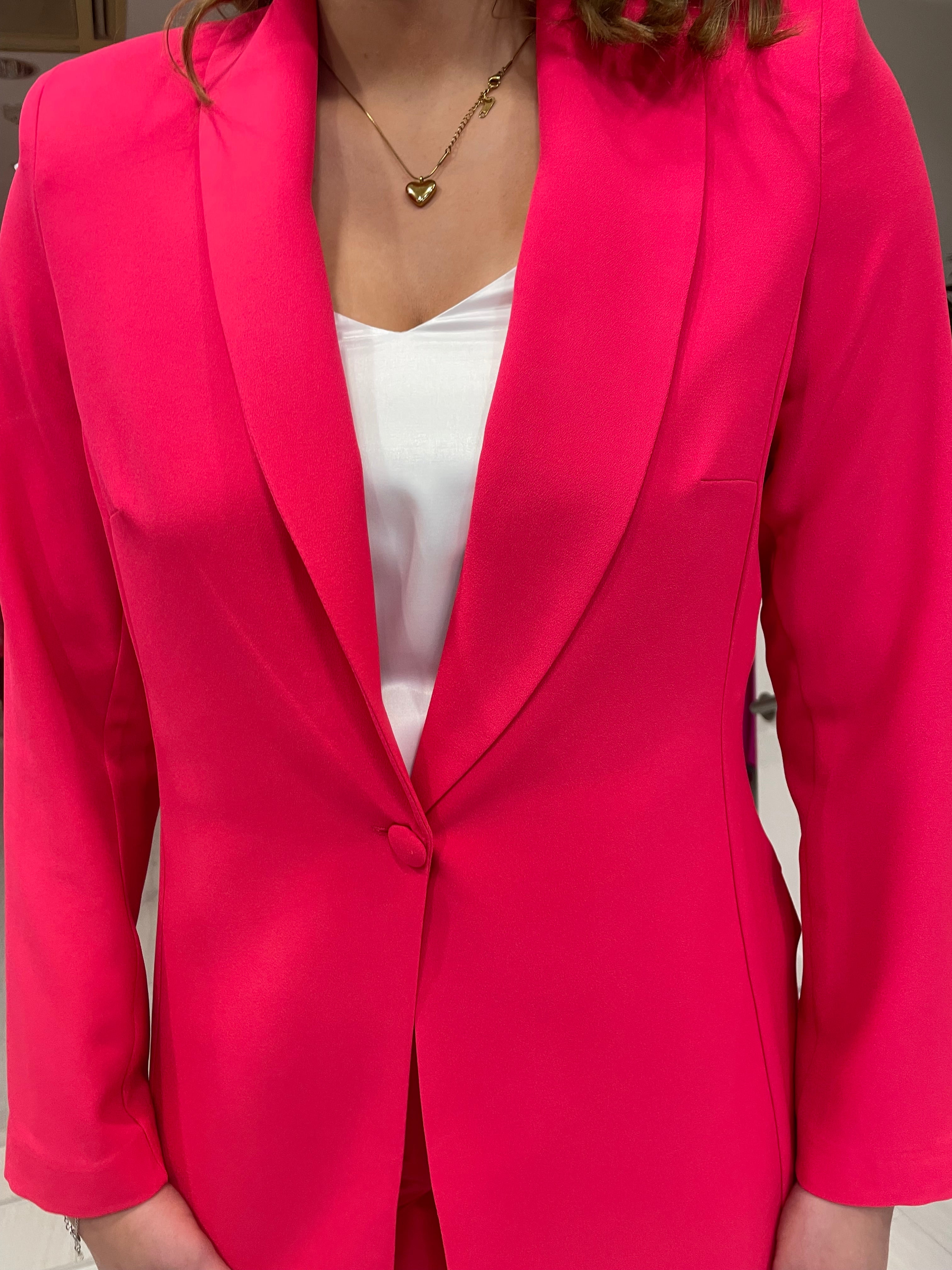 Casting Pink Two-Piece Suit