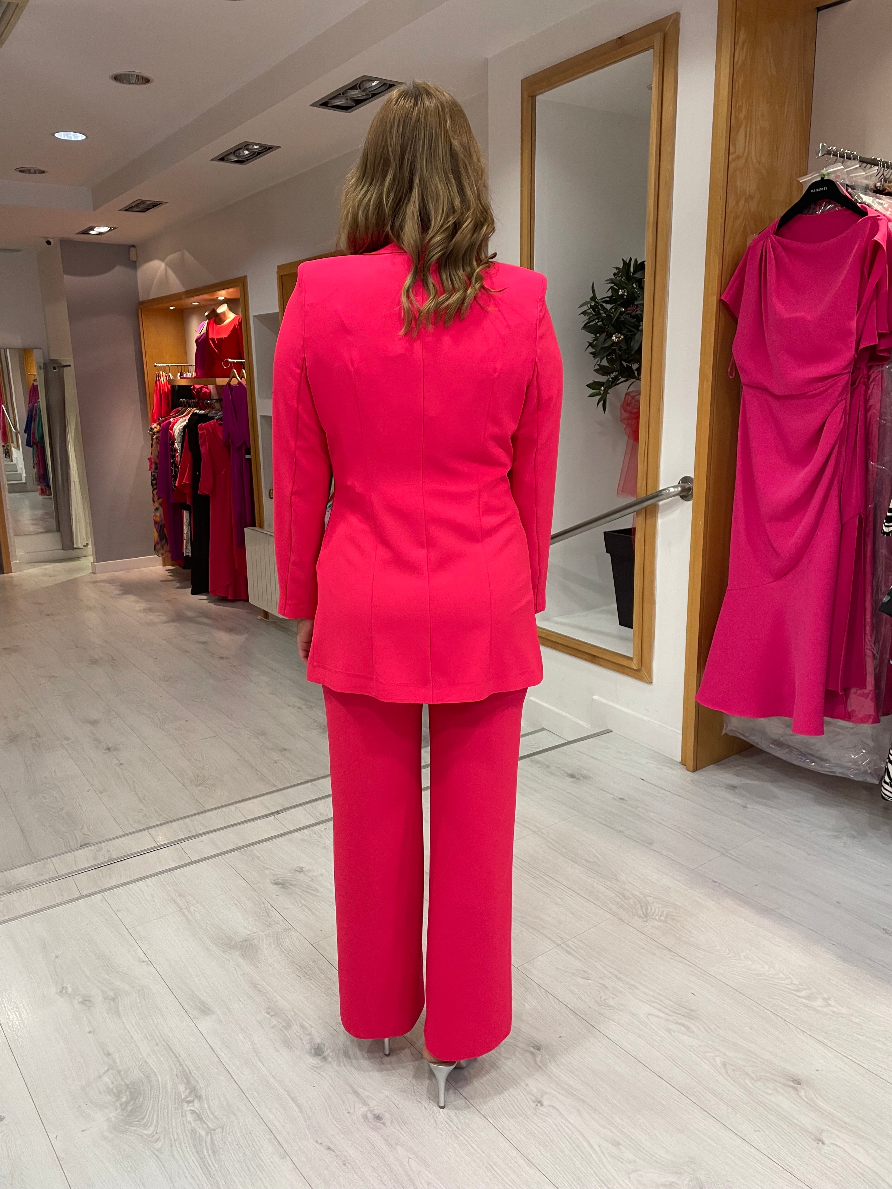 Casting Pink Two-Piece Suit