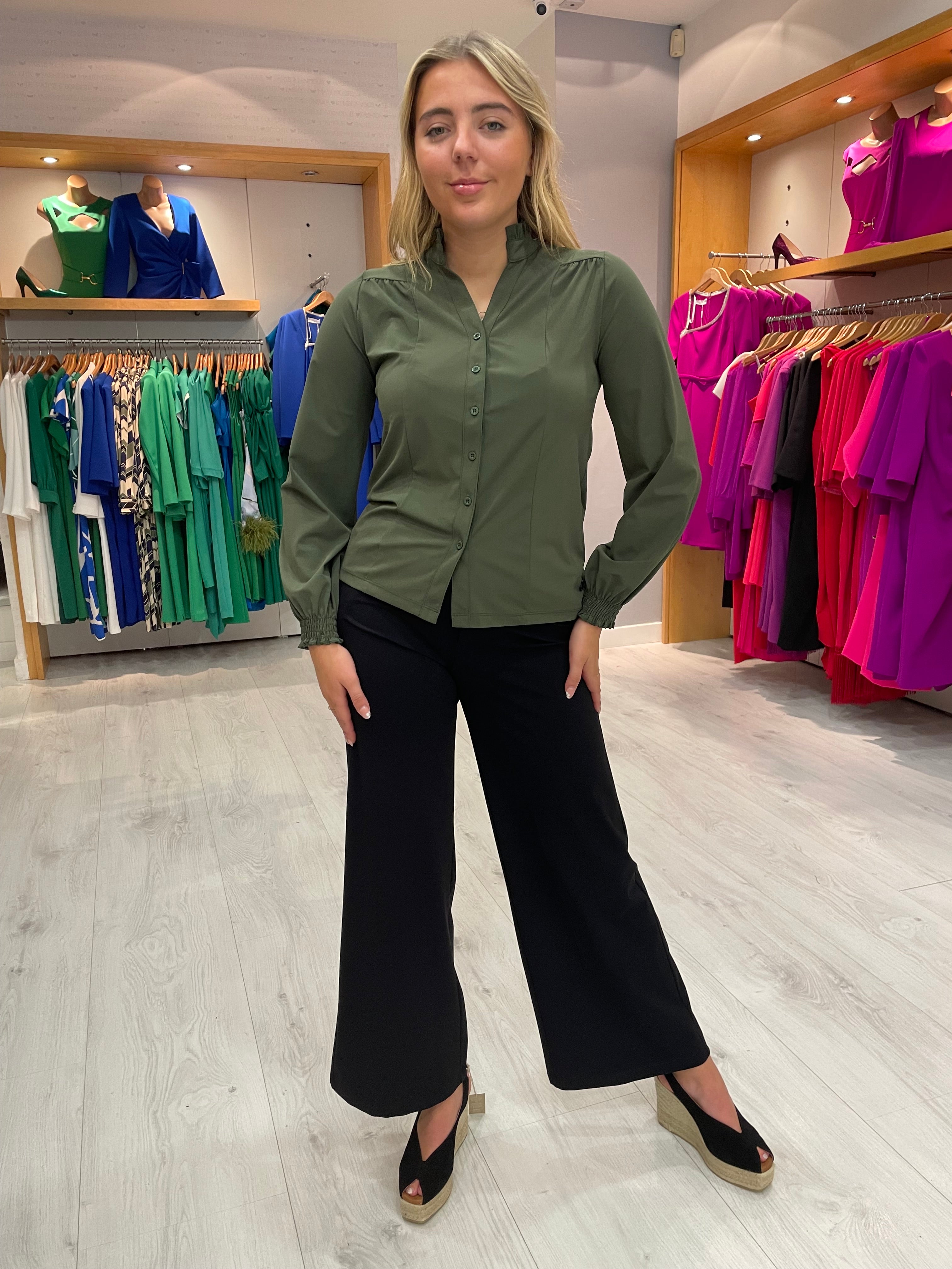 Zoso Khaki Joy Blouse