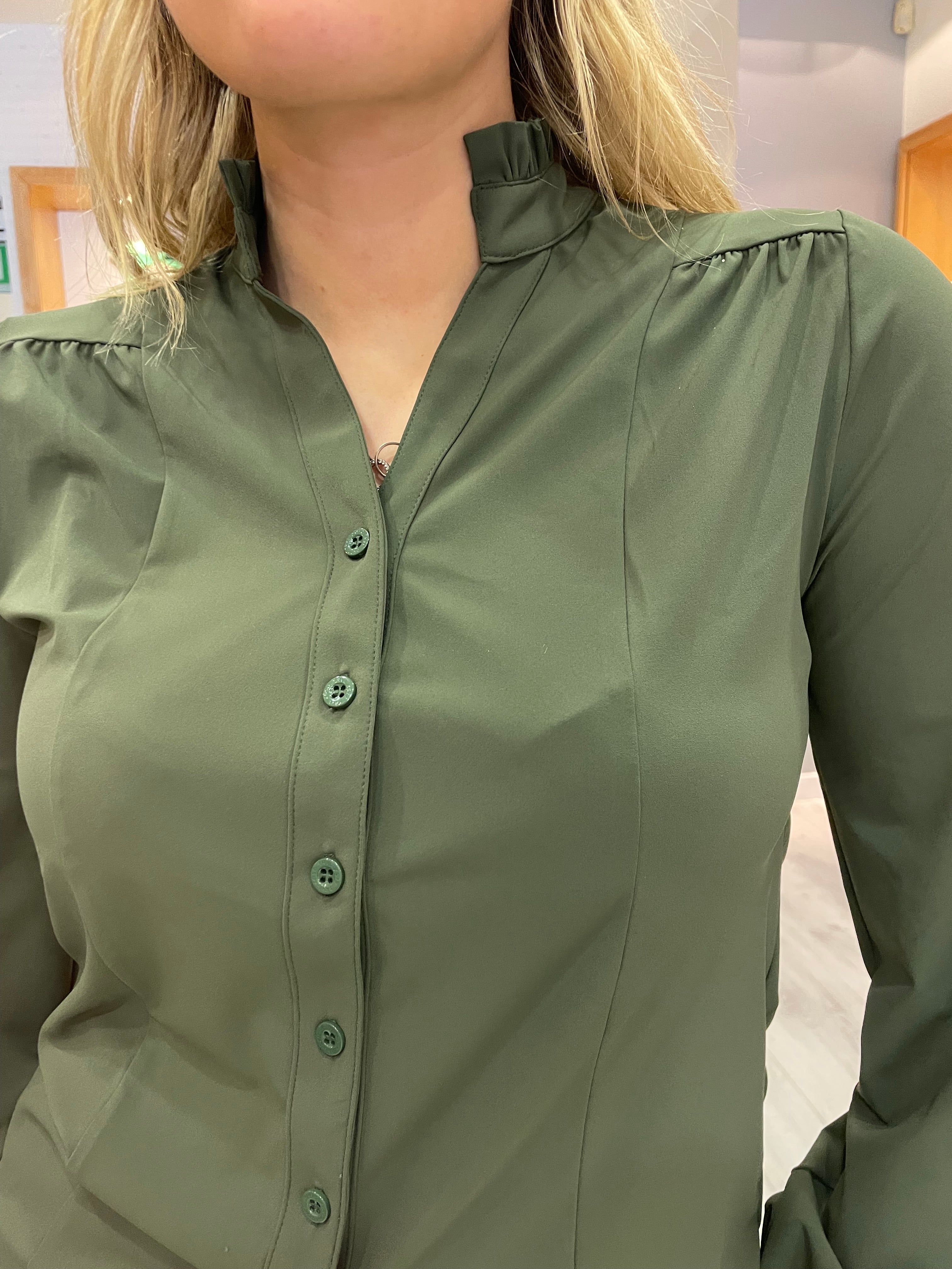 Zoso Khaki Joy Blouse