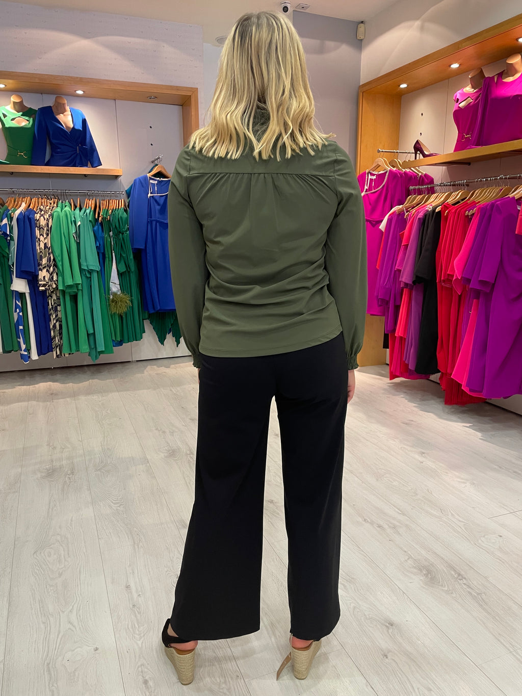 Zoso Khaki Joy Blouse