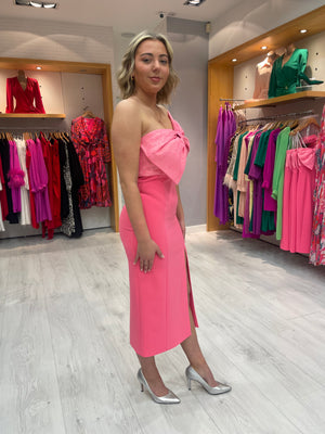 Carla Ruiz Pink Bow Dress