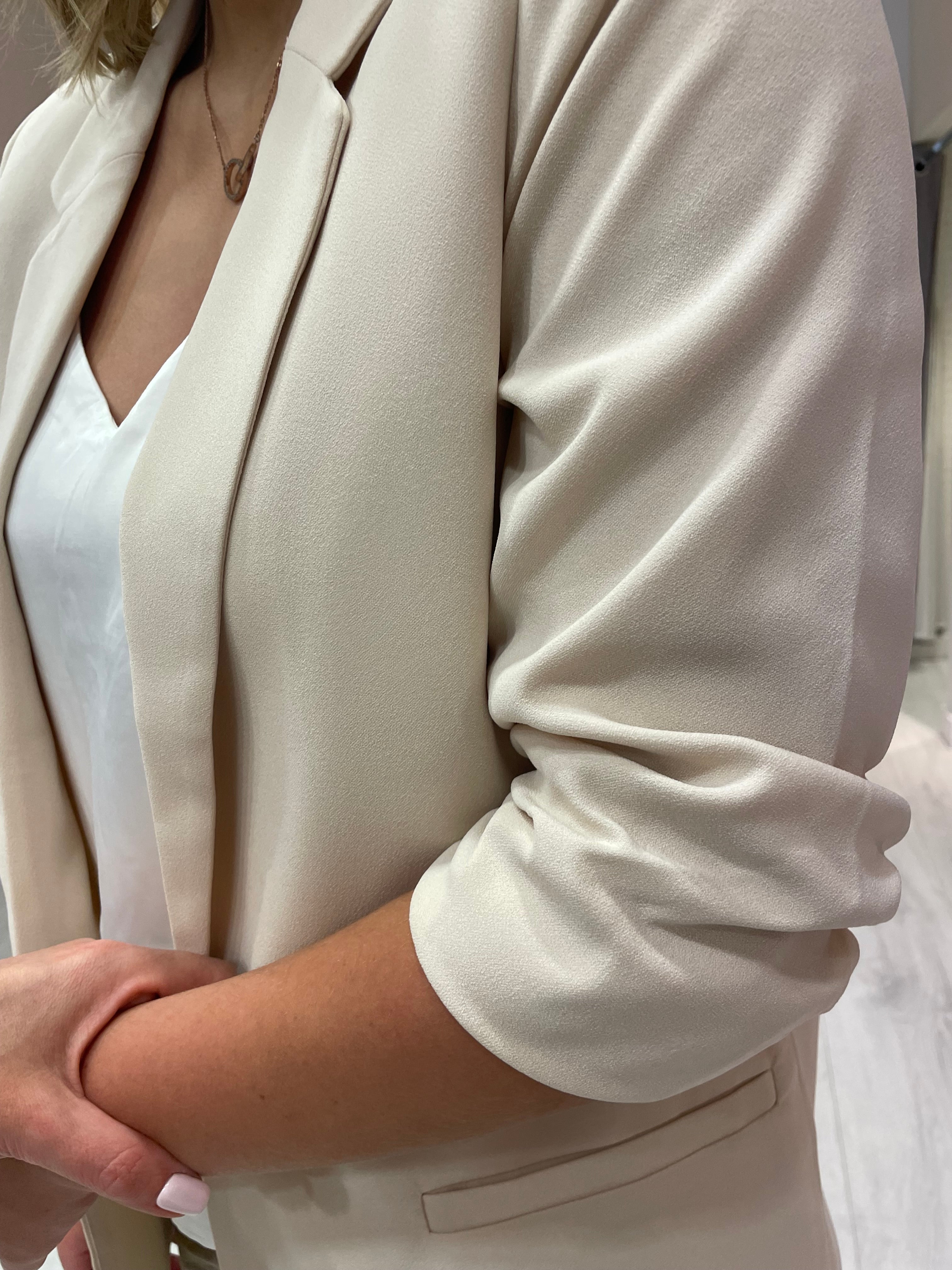Soaked in Luxury Whisper White Shirley Blazer