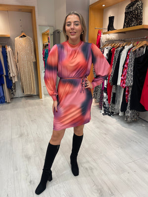 Numph Vibrant Orchid Blur Dress