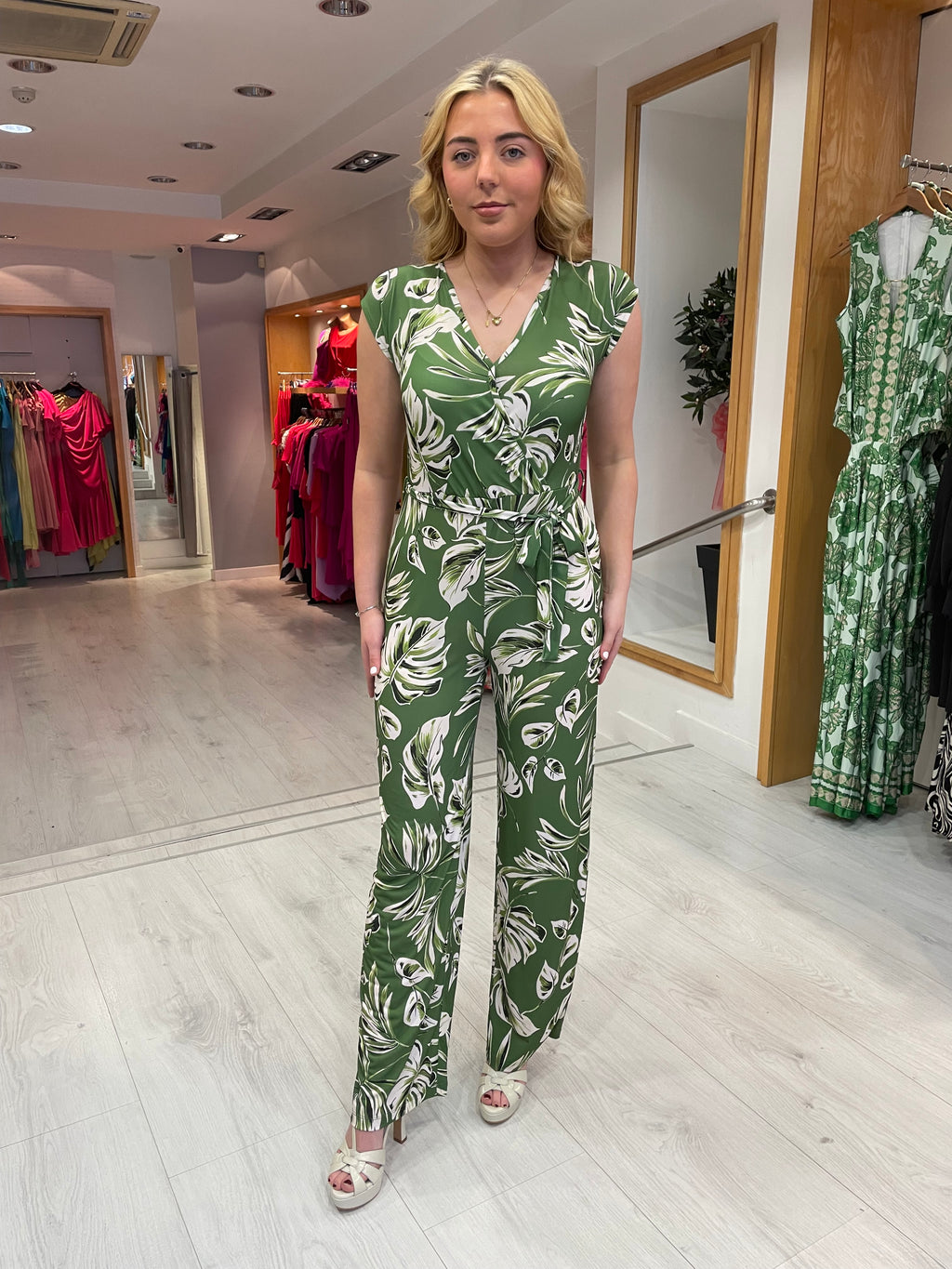 Smashed Lemon Green Jumpsuit