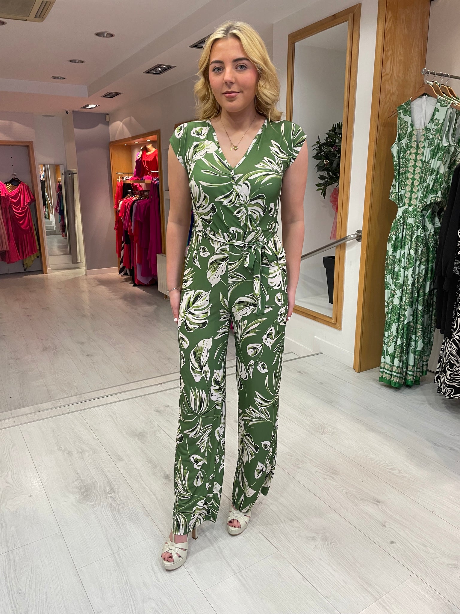Smashed Lemon Green Jumpsuit