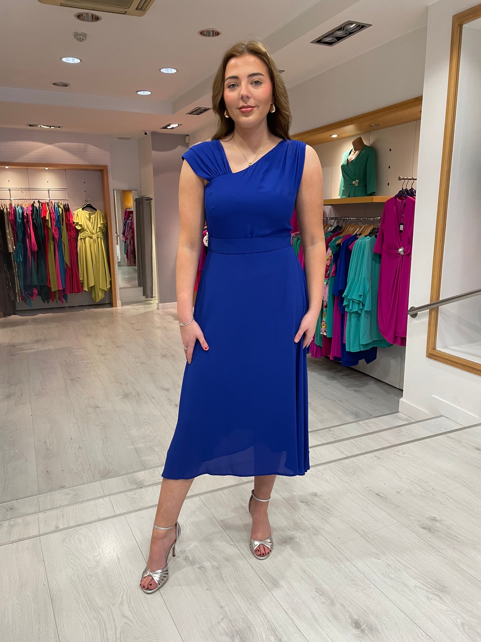 Casting Royal Asymmetrical Dress