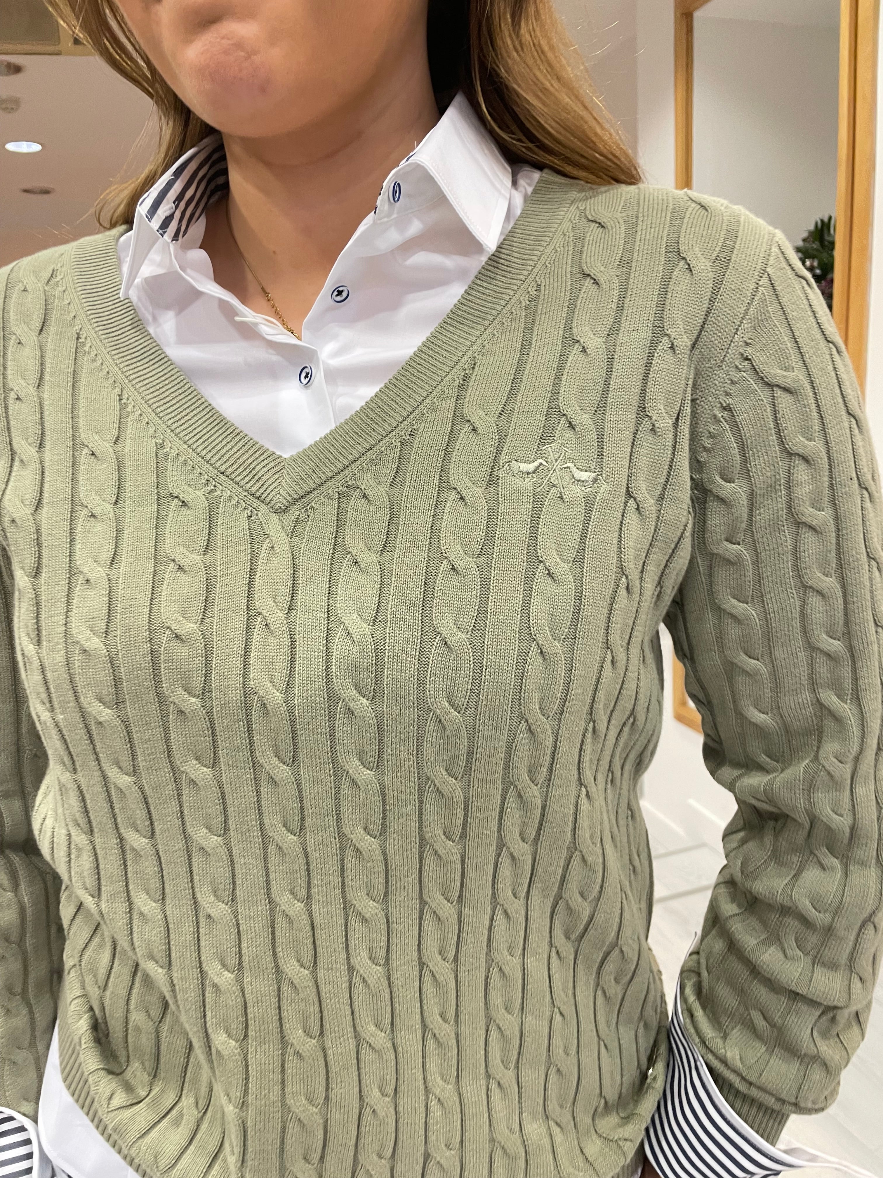 Hv Polo Khaki Talia Knit