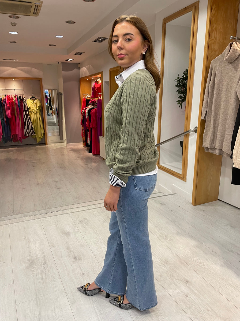 Hv Polo Khaki Talia Knit