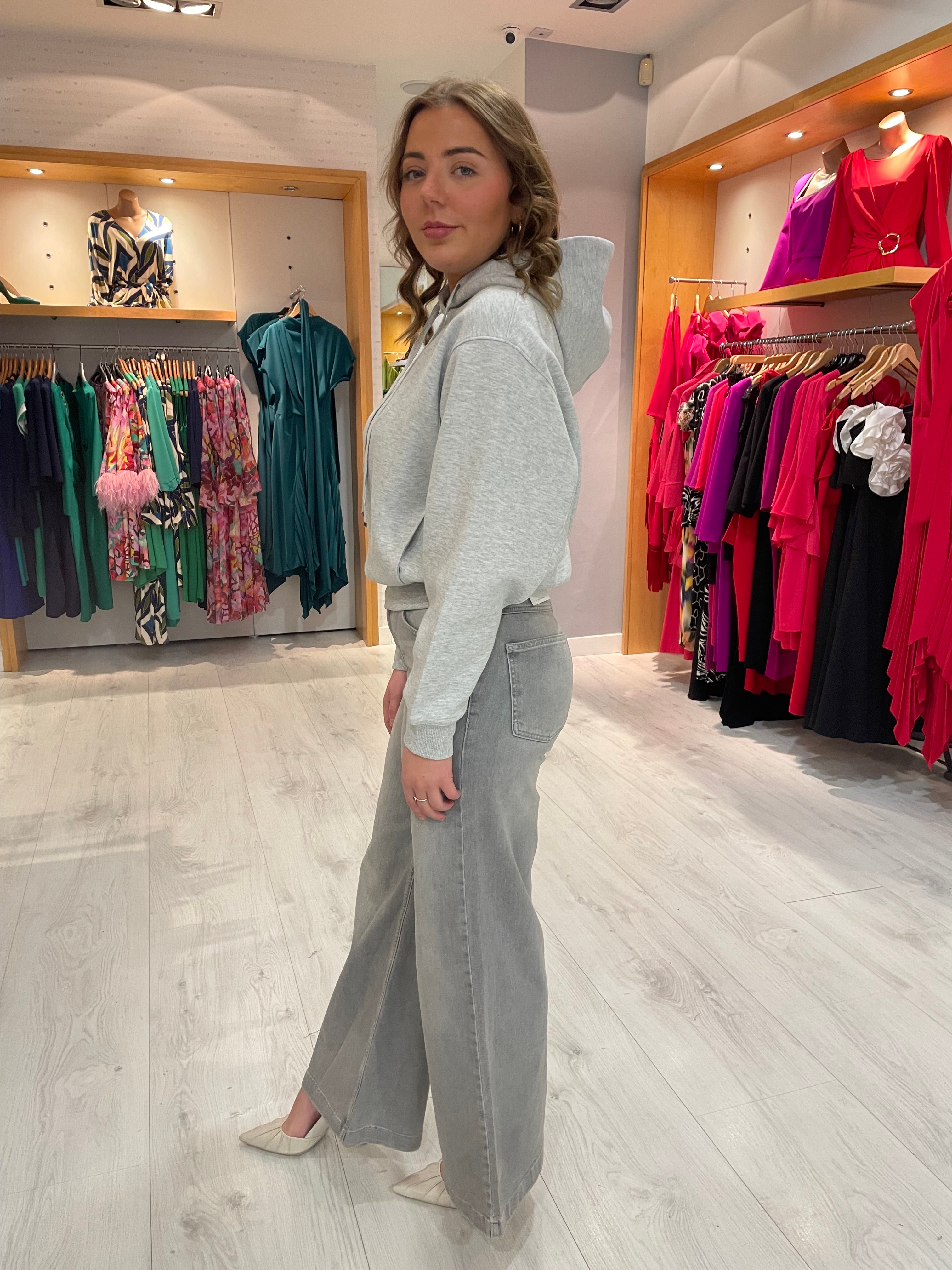 Yaya Grey Hoodie