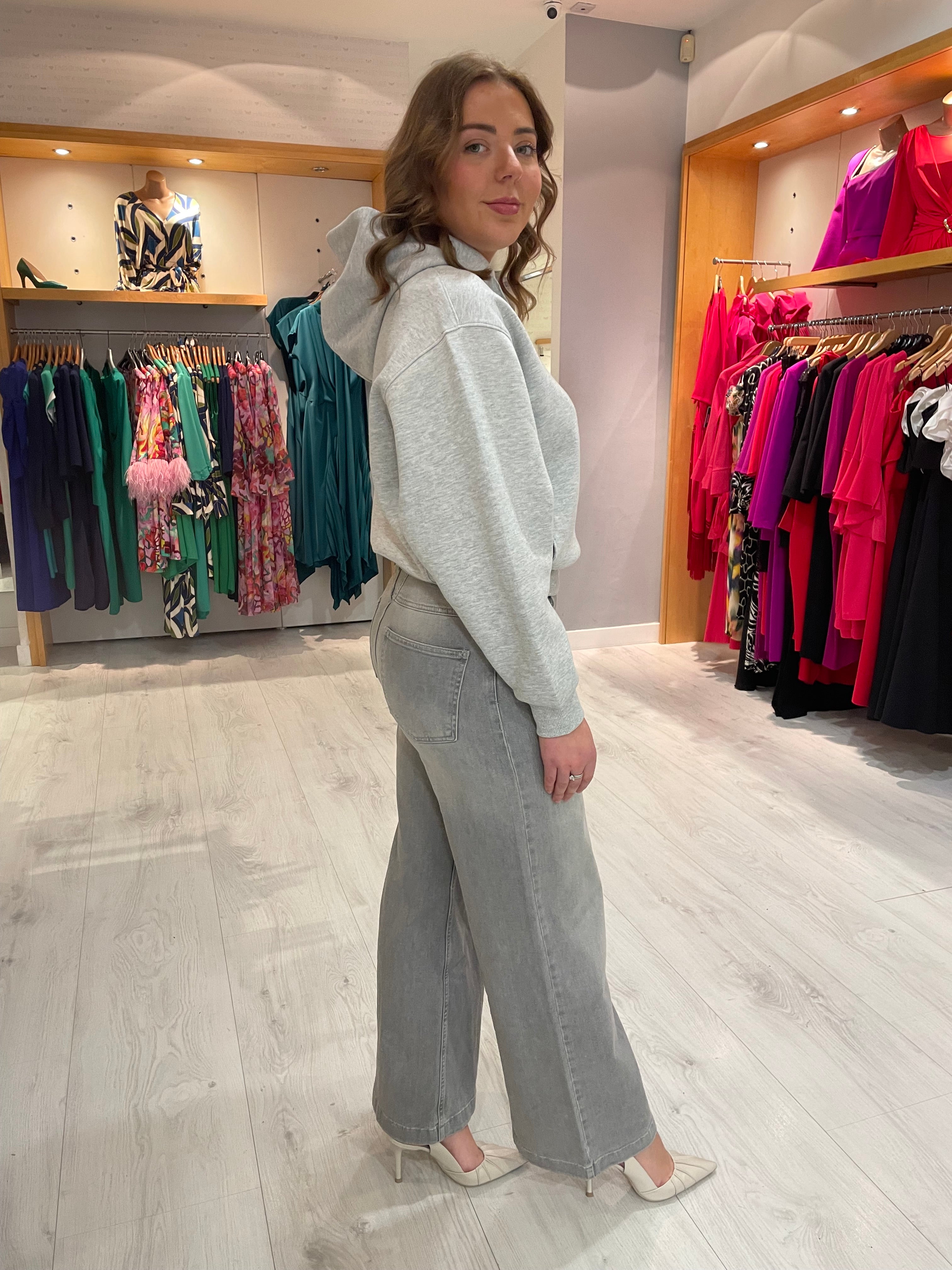 Yaya Grey Hoodie