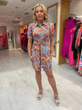 K Design Multi Abstract Print Dress