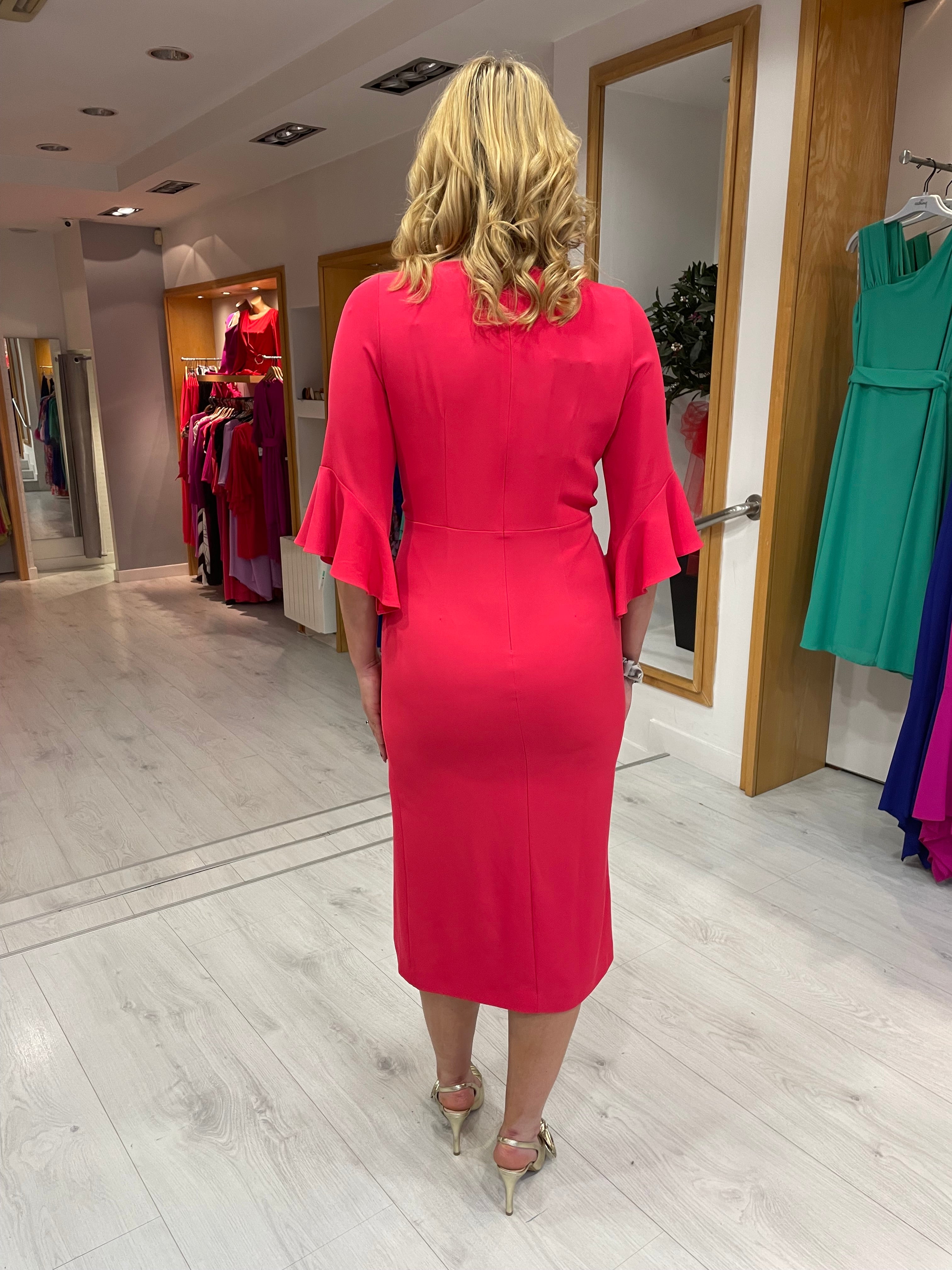 Arggido Pink Dress With Slit
